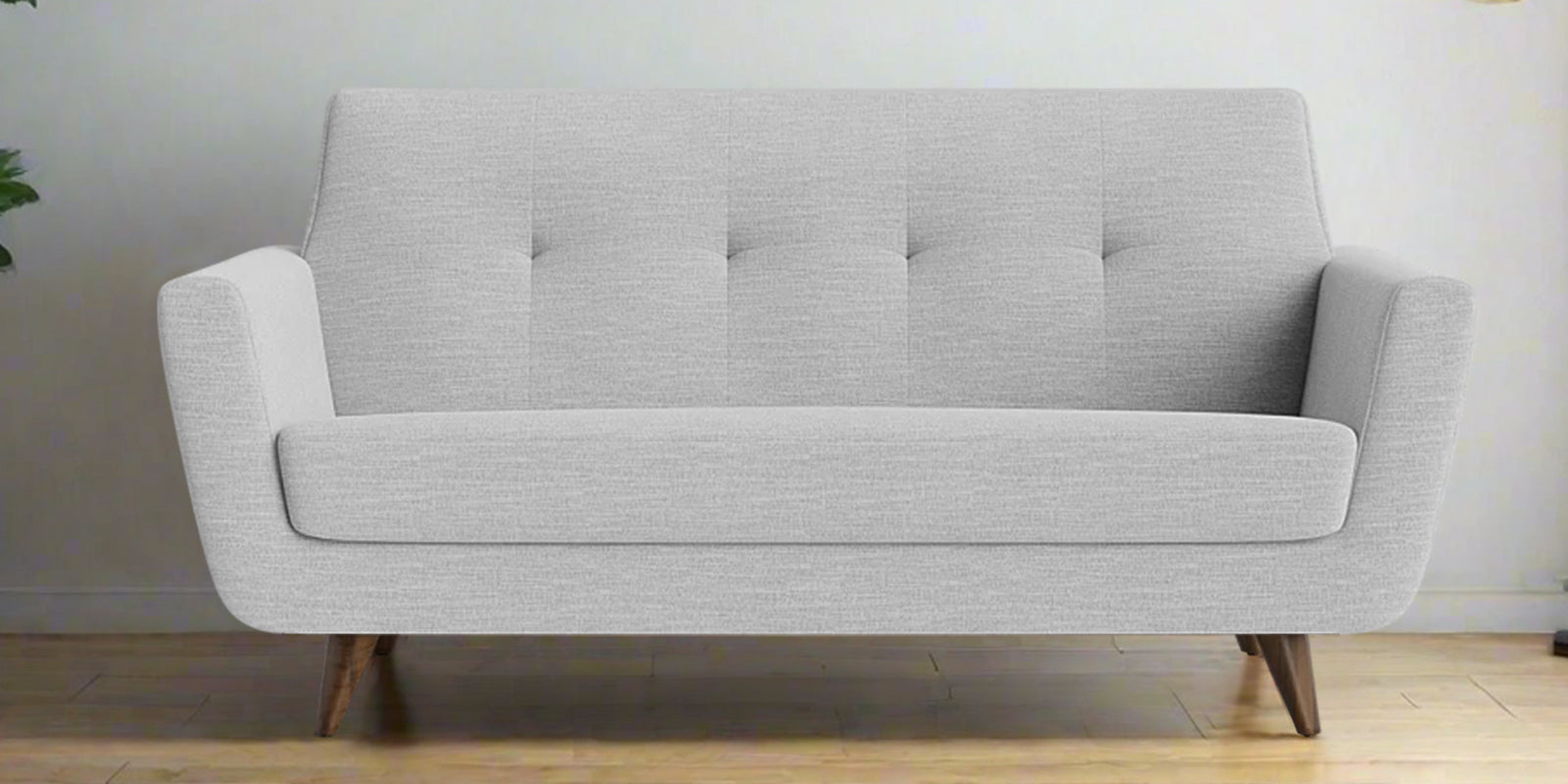Jasmin Fabric 2 Seater Sofa In Lit Grey Colour - Febonic Living