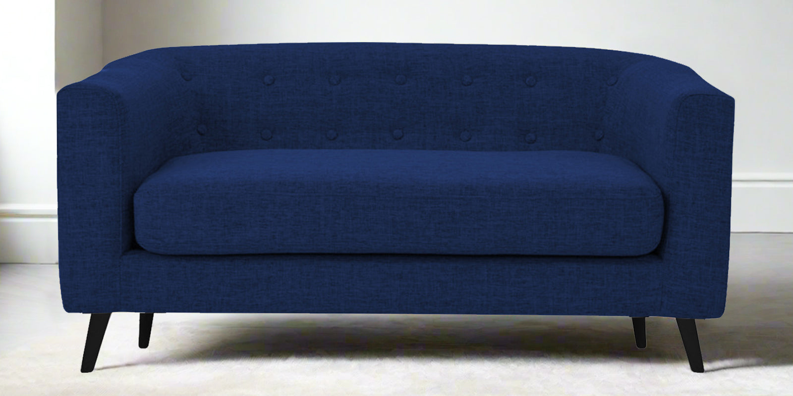 Casper Fabric 2 Seater Sofa In Royal Blue Colour - Febonic Living