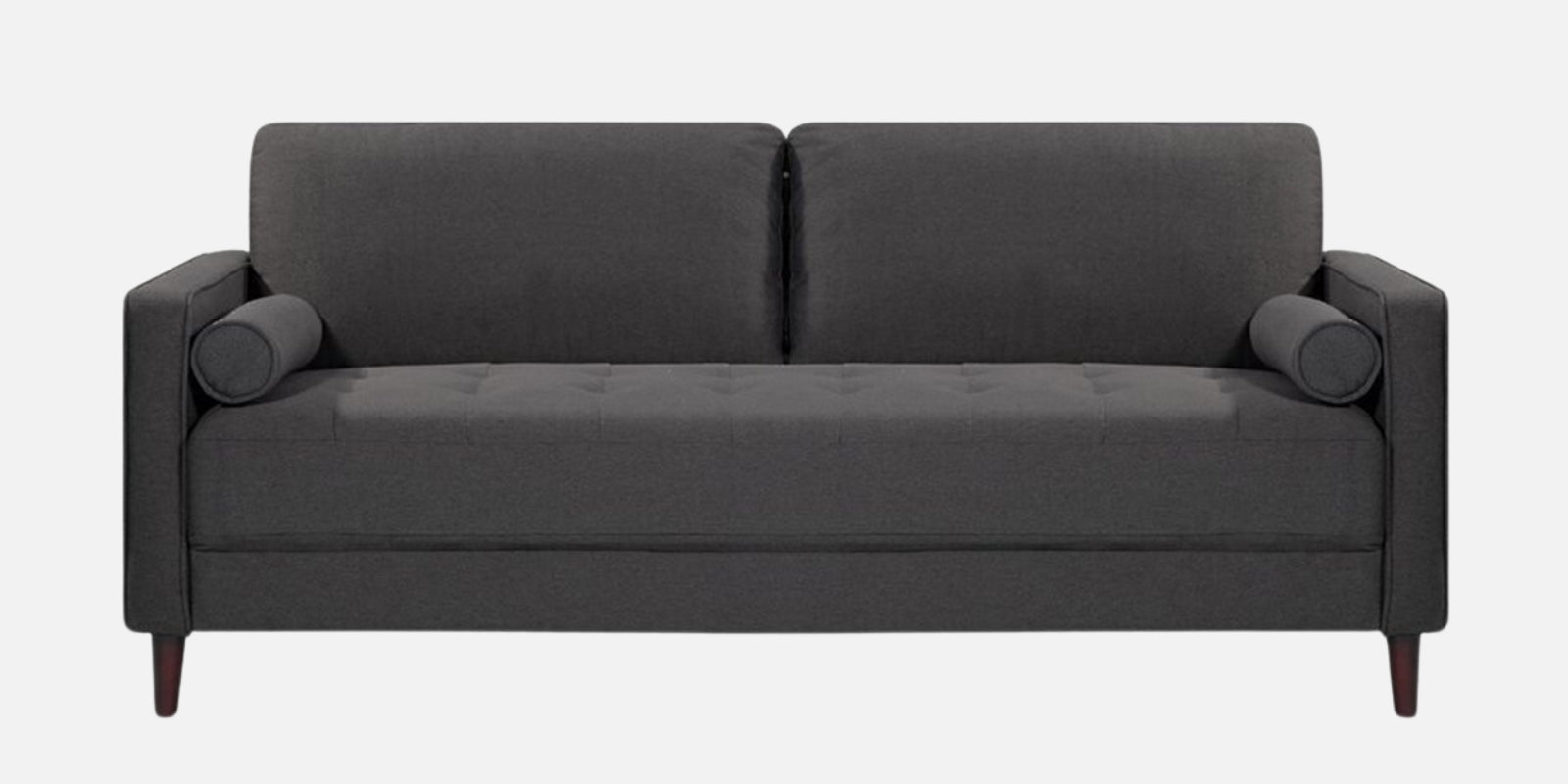 Darvin Fabric 3 Seater Sofa In Charcoal Grey Colour - Febonic Living