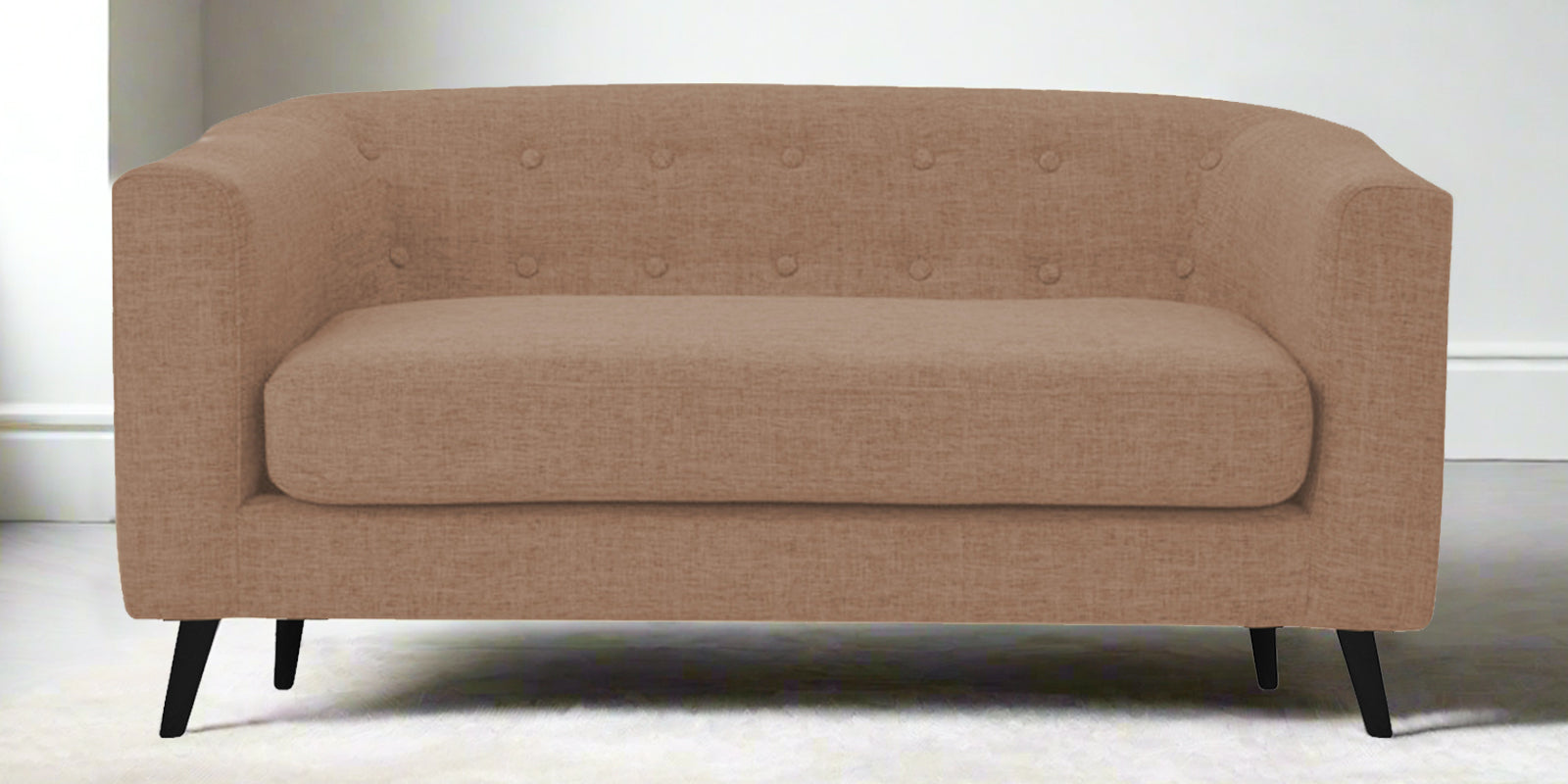 Casper Fabric 2 Seater Sofa In Cosmic Beige Colour - Febonic Living