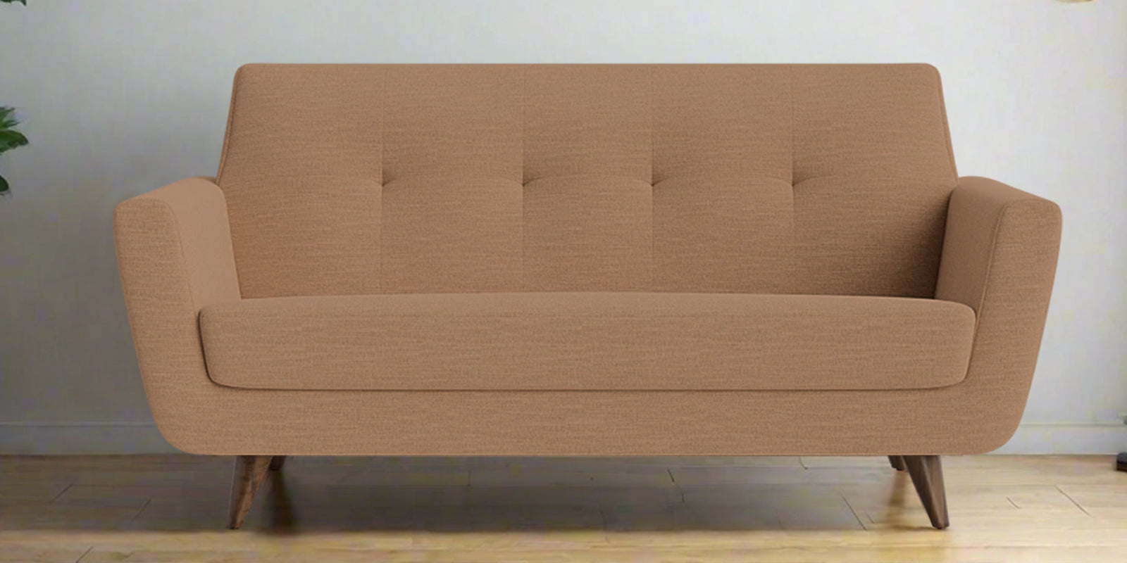 Jasmin Fabric 2 Seater Sofa In Cosmic Beige Colour - Febonic Living