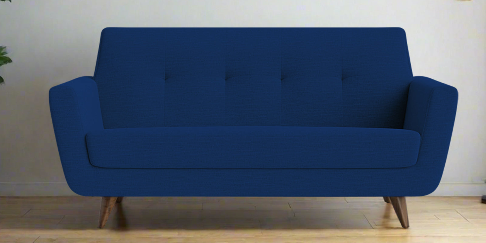 Jasmin Fabric 2 Seater Sofa In Royal Blue Colour - Febonic Living