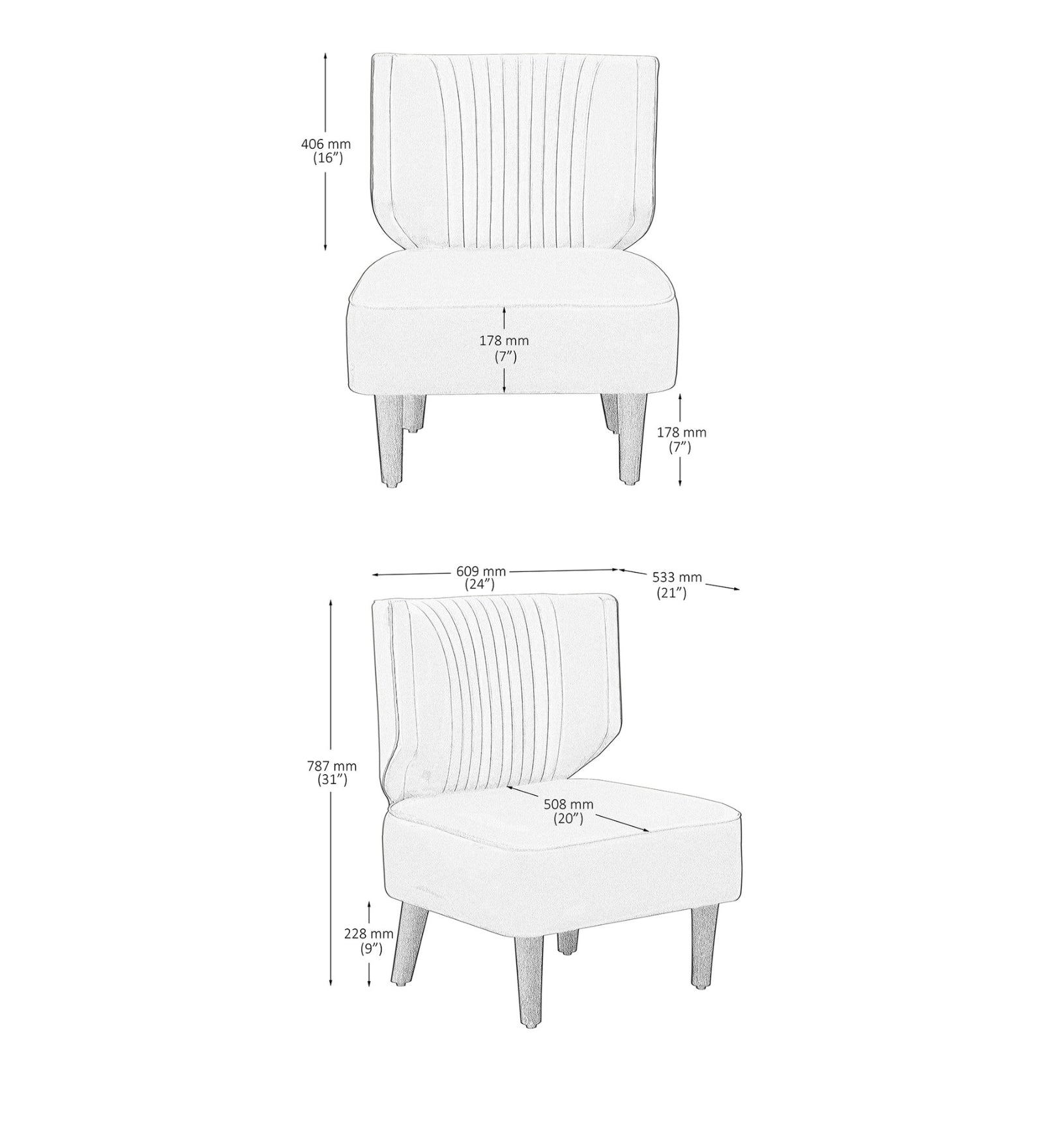 Robby Velvet Slipper Chair in Turmeric Yellow Colour - Febonic Living