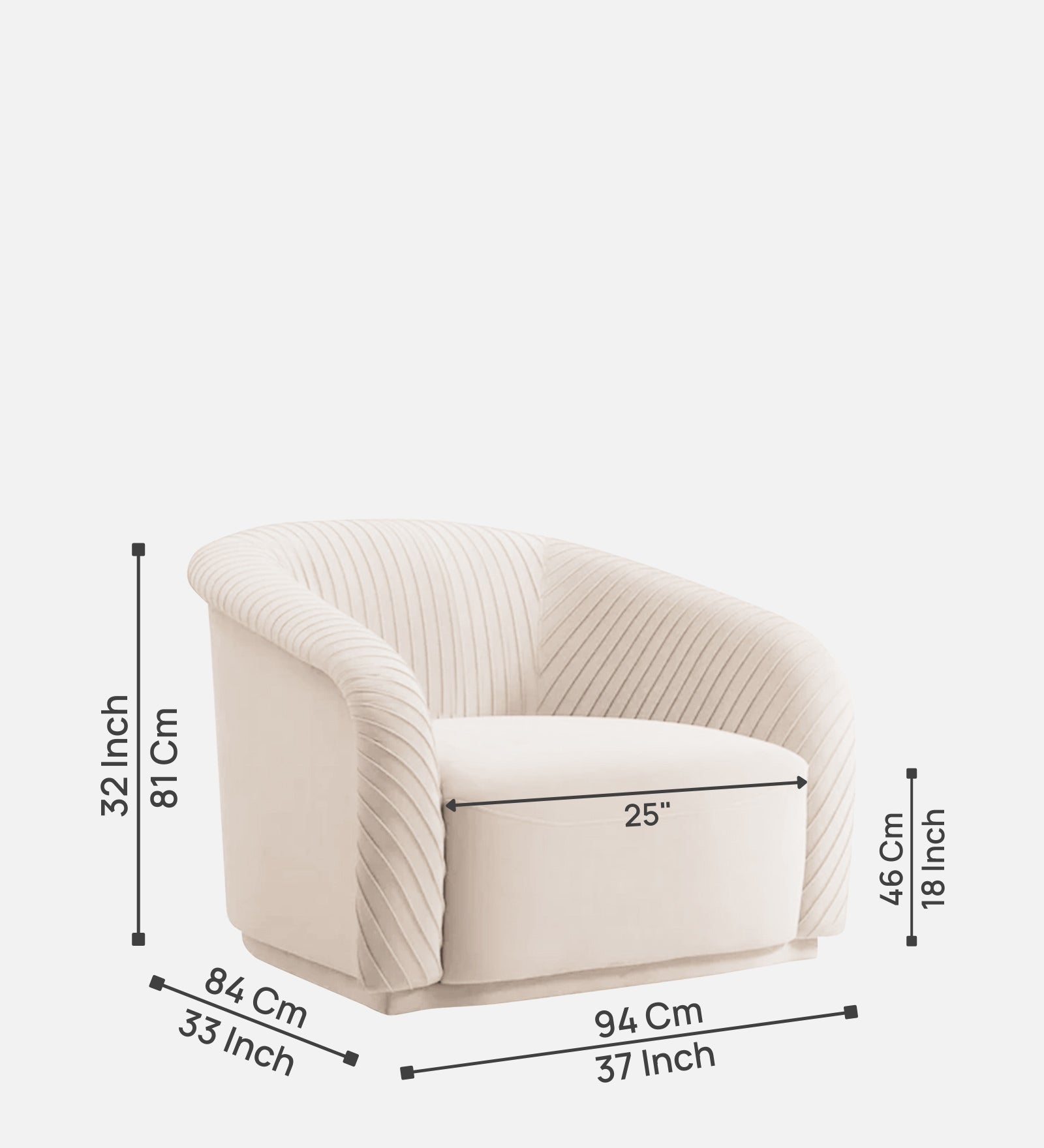 Yara Velvet Fabric 1 Seater Sofa In Camel Beige Colour - Febonic Living