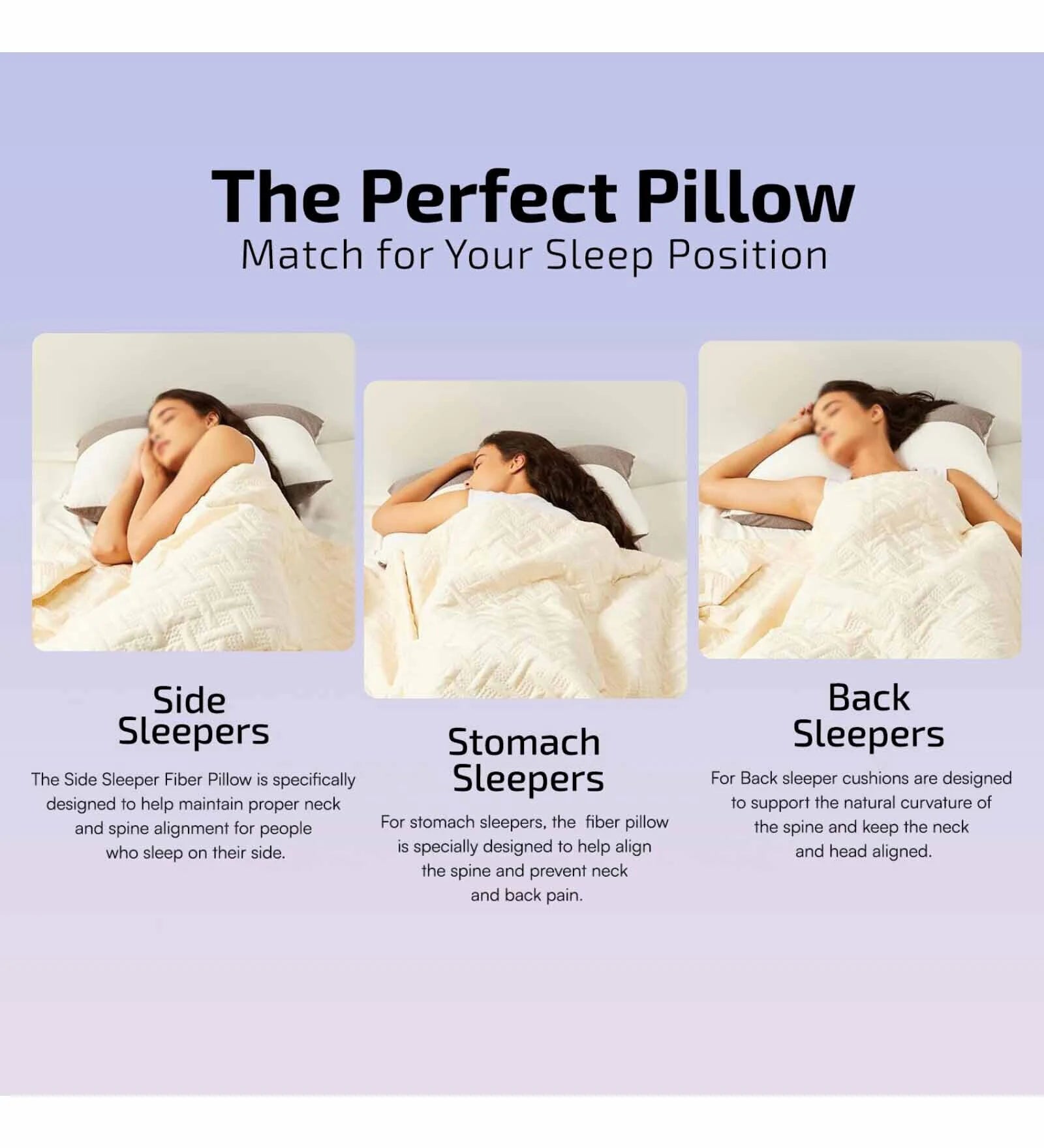 Hebo Fiber (27x16in) Sofa Pillows in (Pack of 2) - Febonic Living