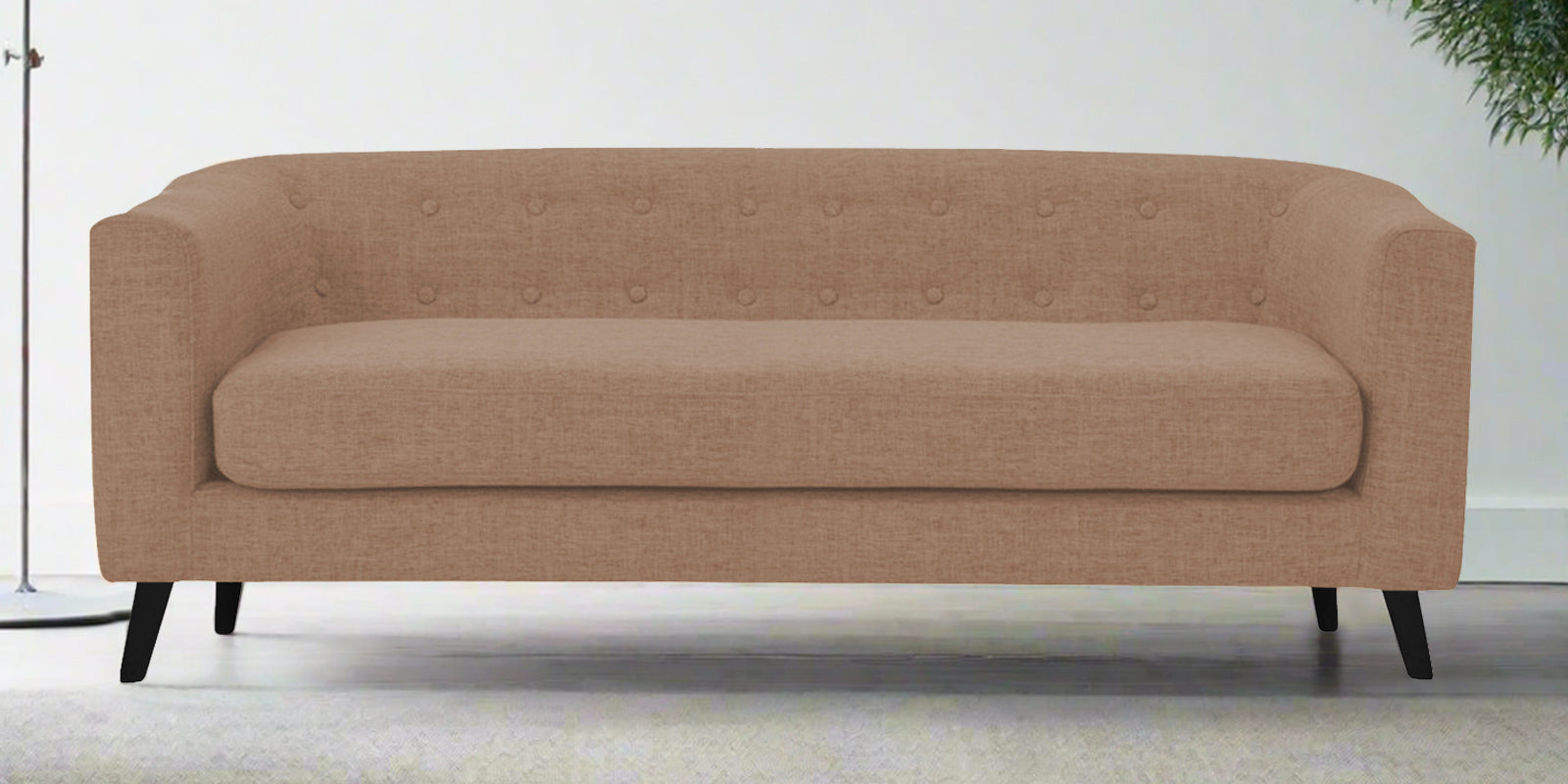Casper Fabric 3 Seater Sofa In Cosmic Beige Colour - Febonic Living