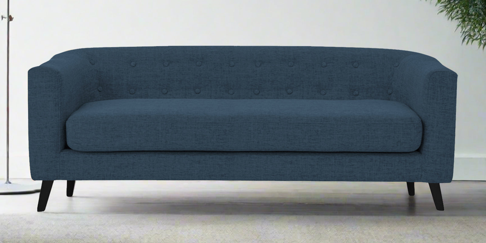 Casper Fabric 3 Seater Sofa In Light Blue Colour - Febonic Living