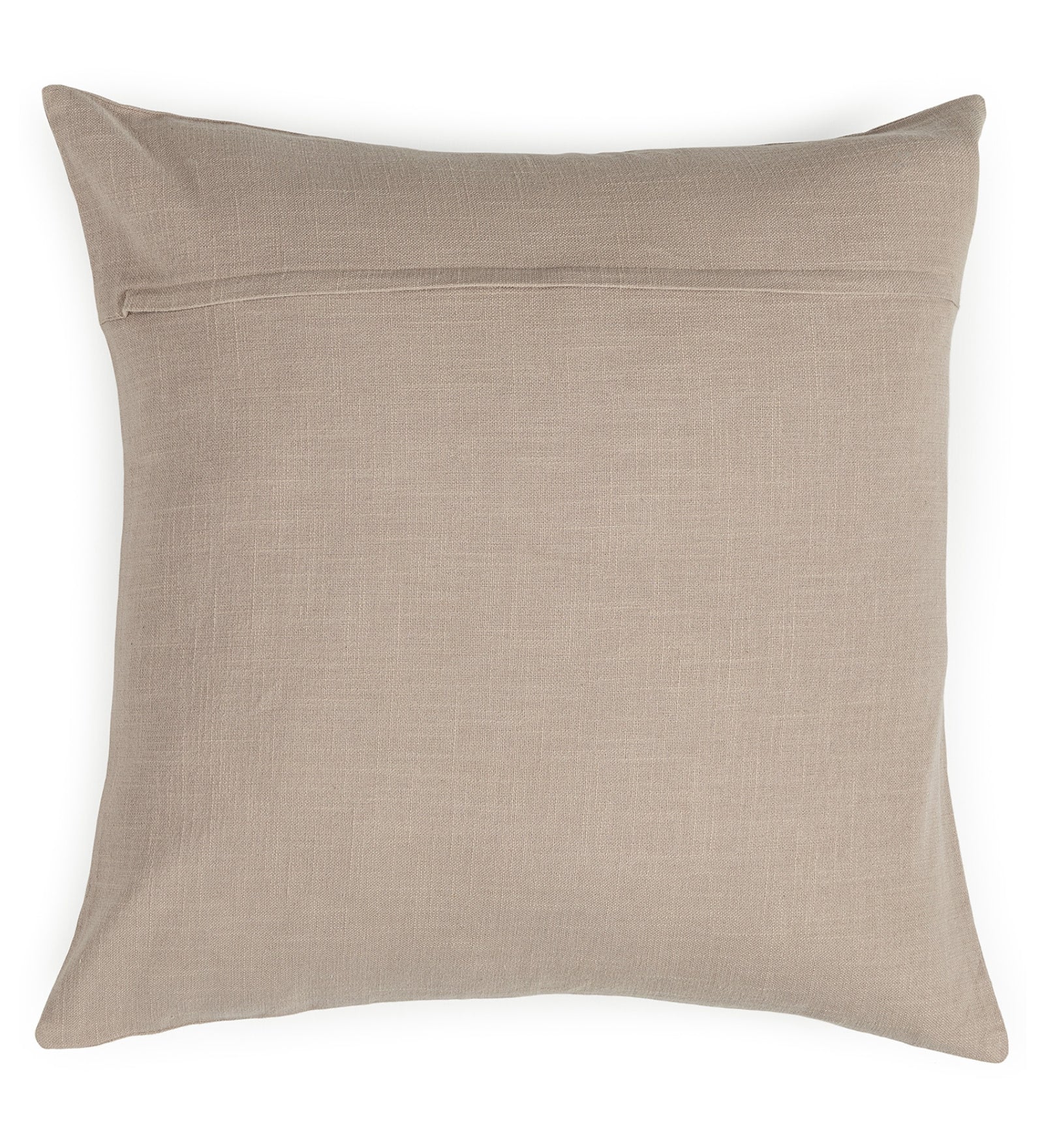 Dulles Jute Fabric (24x 24in) Sofa Pillows In Kadhi Beige Colour (Pack of 2) - Febonic Living