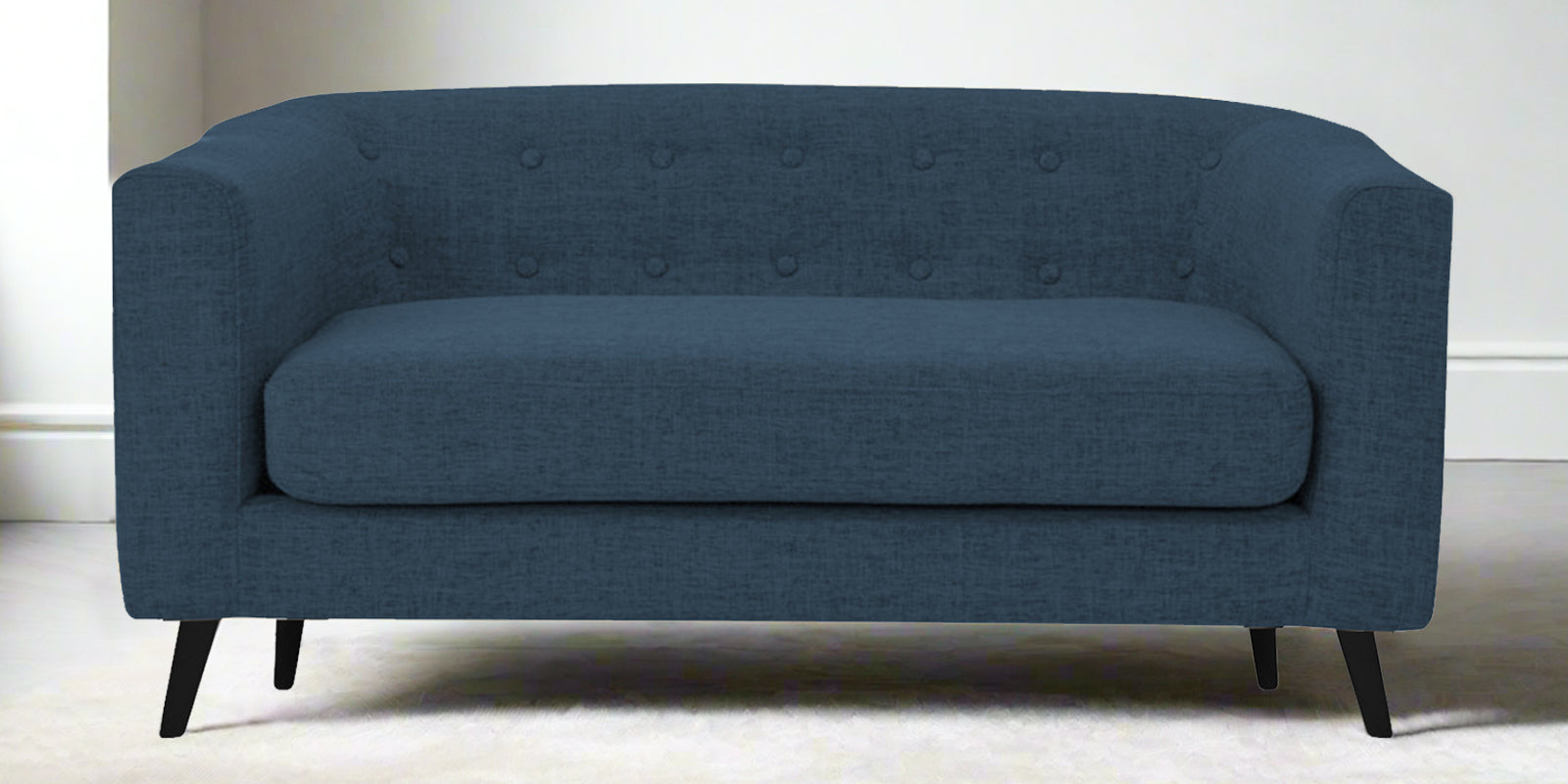 Casper Fabric 2 Seater Sofa In Light Blue Colour - Febonic Living