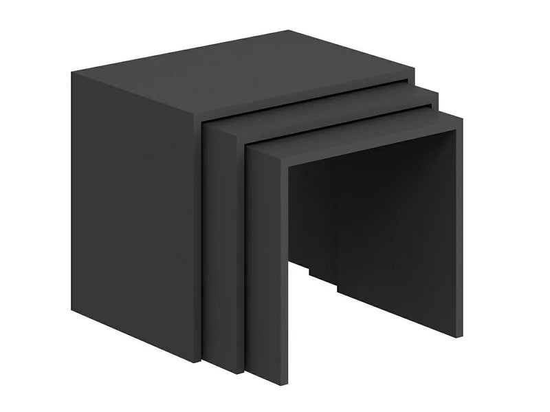 Inara Nesting Table In Dark Wenge Finish - Febonic Living