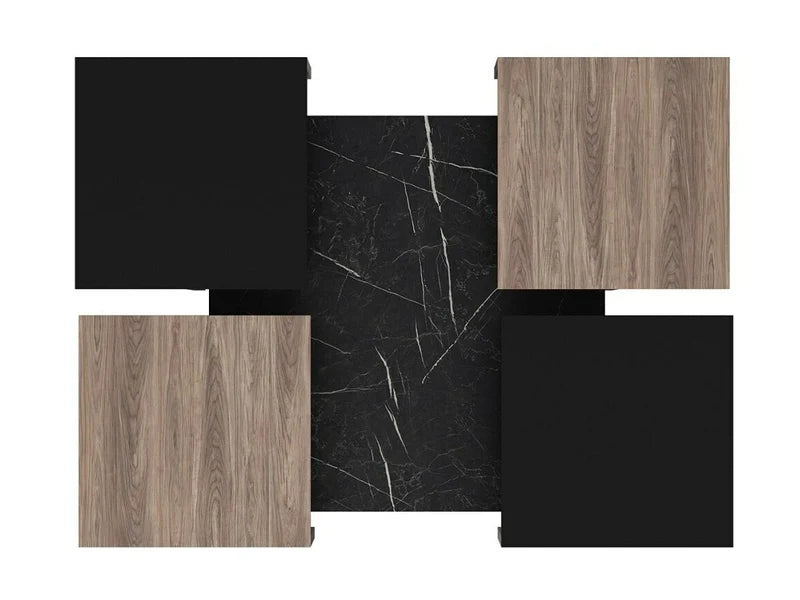 Ruvik Nesting Table In Wenge Finish - Febonic Living