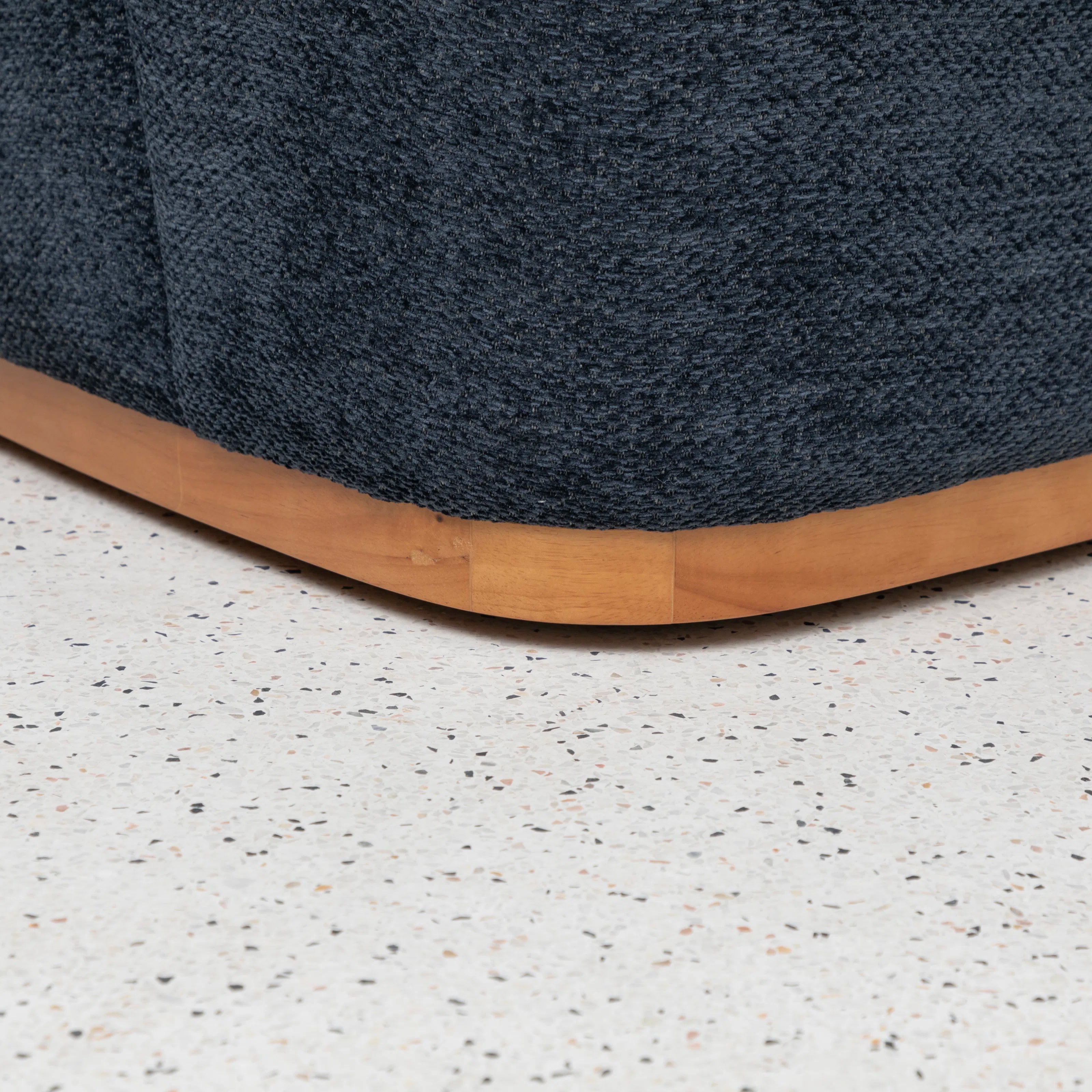 Borik Fabric Dining Chair In Blue Colour (Set of 4)