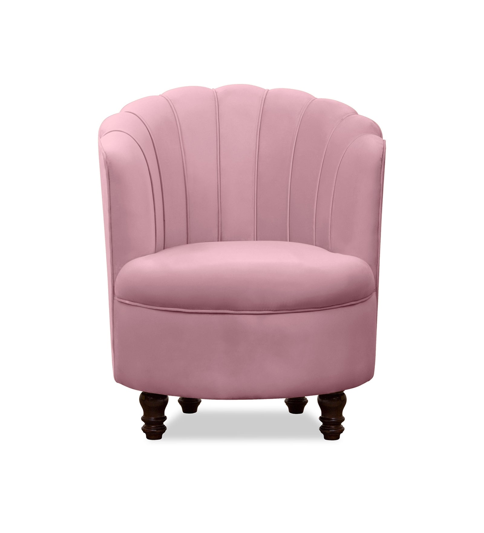 Clark Velvet Slipper Chair in Millennial Pink Colour - Febonic Living
