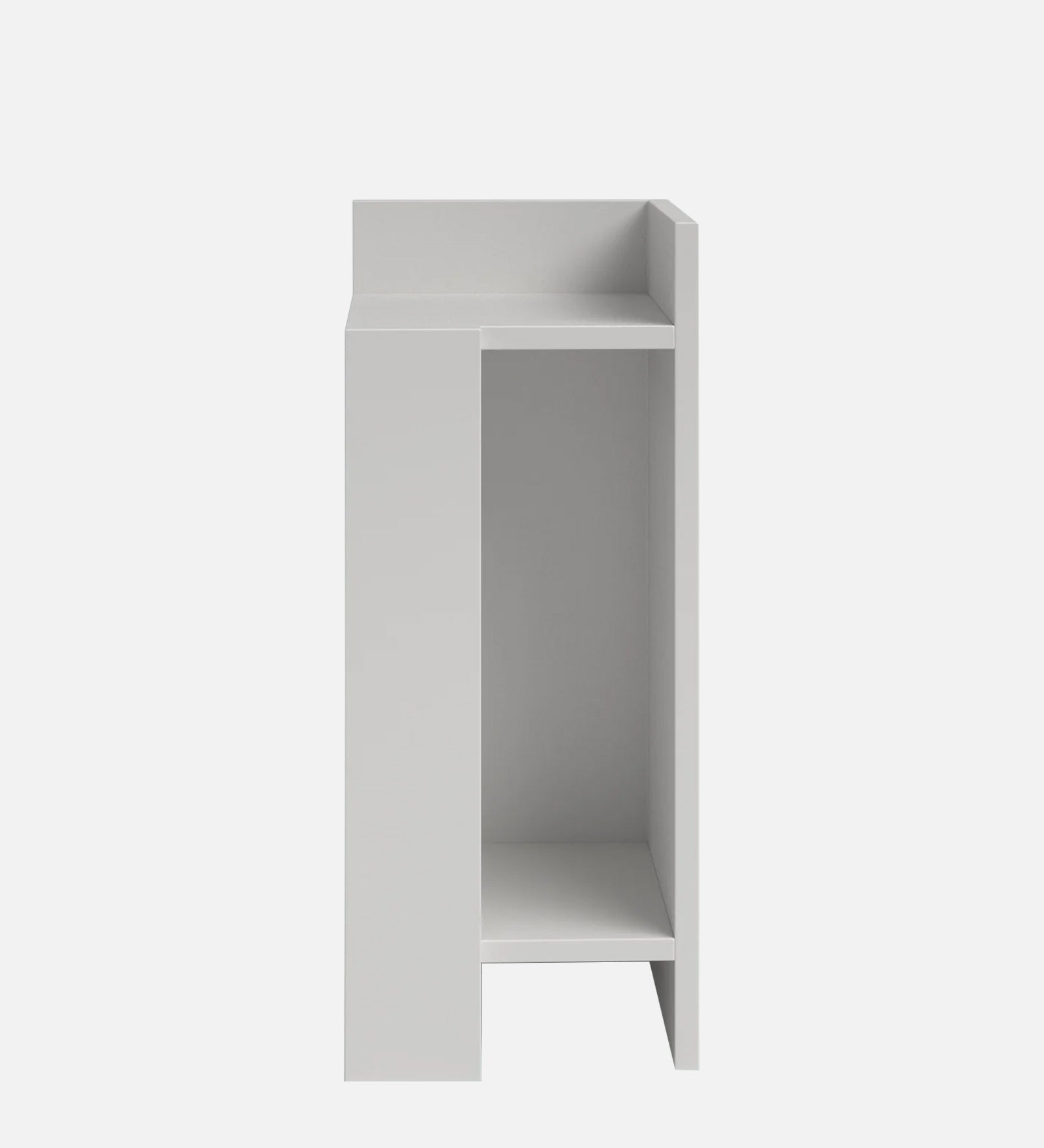 Miri Bedside Table In Frosty White Finish - Febonic Living