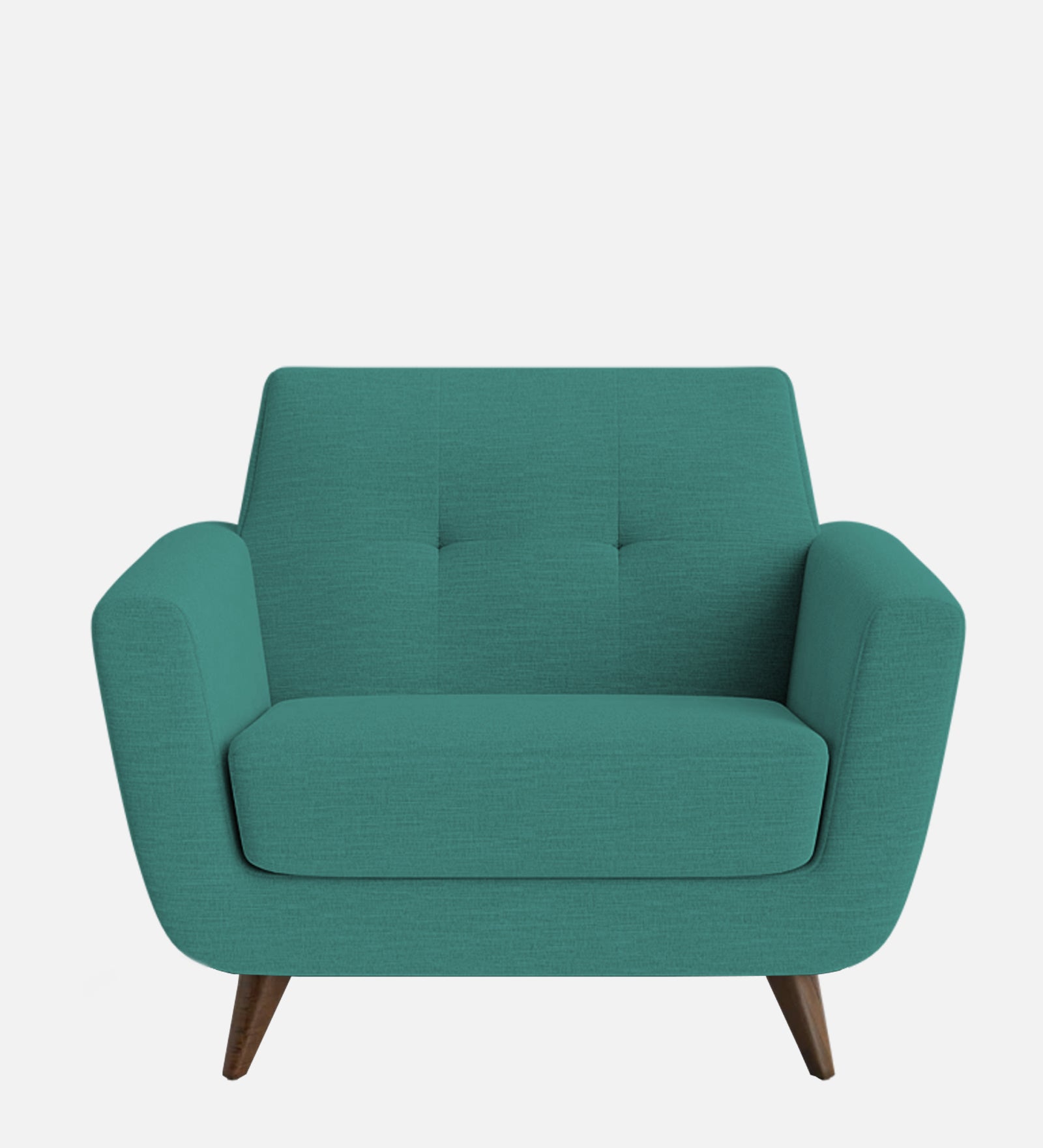 Jasmin Fabric 1 Seater Sofa In Sea Green Colour - Febonic Living