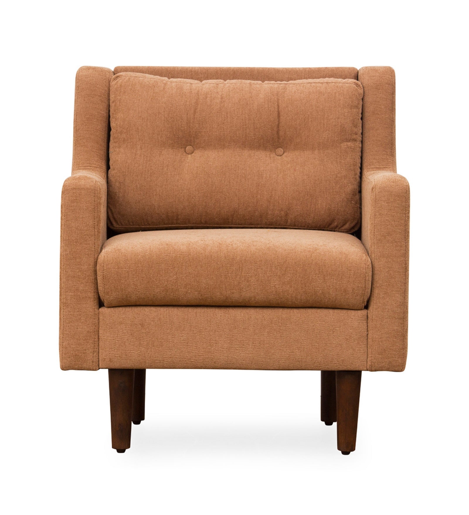 Emma Fabric Arm Chair In Beige Colour - Febonic Living