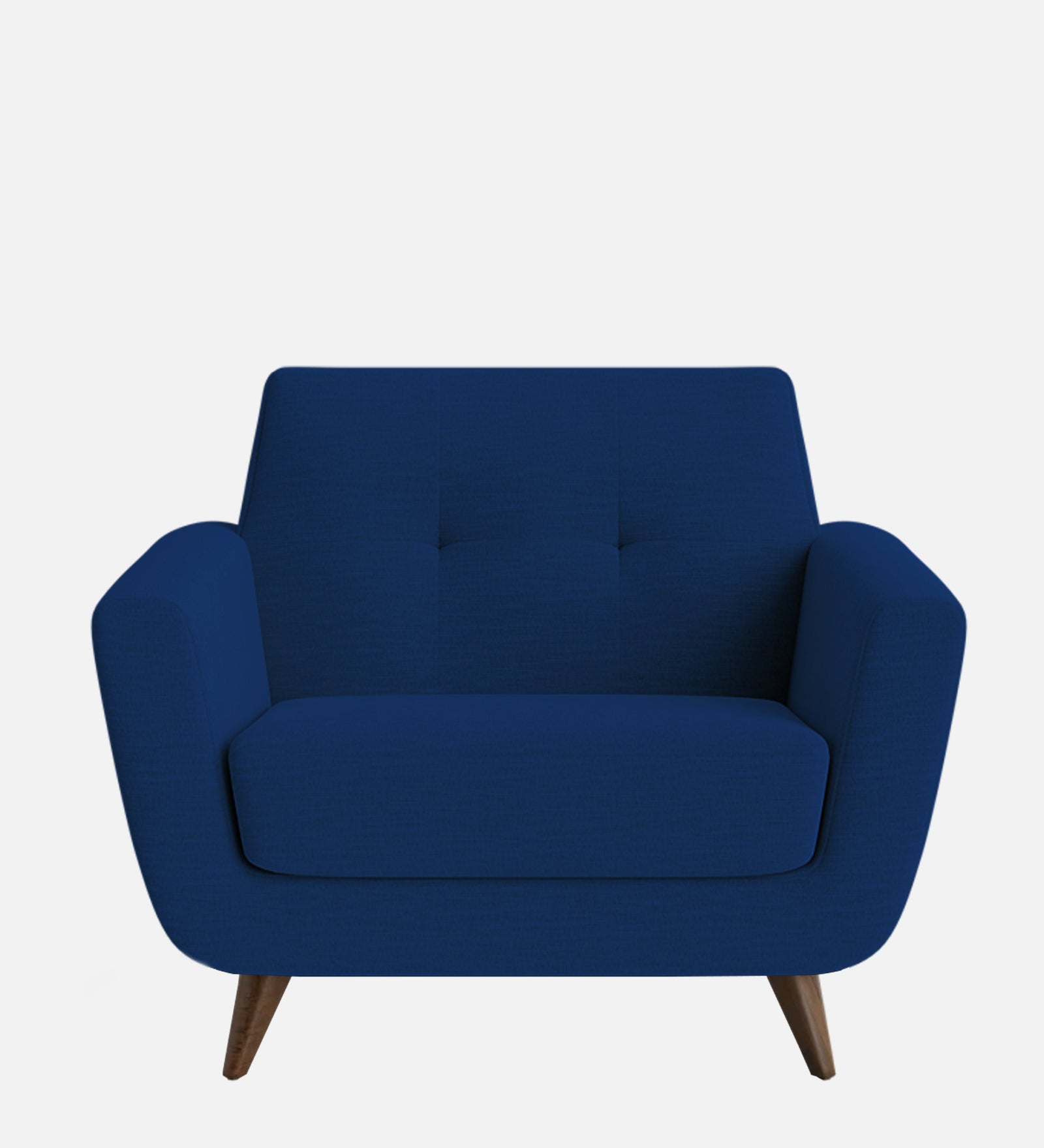 Jasmin Fabric 1 Seater Sofa In Royal Blue Colour - Febonic Living