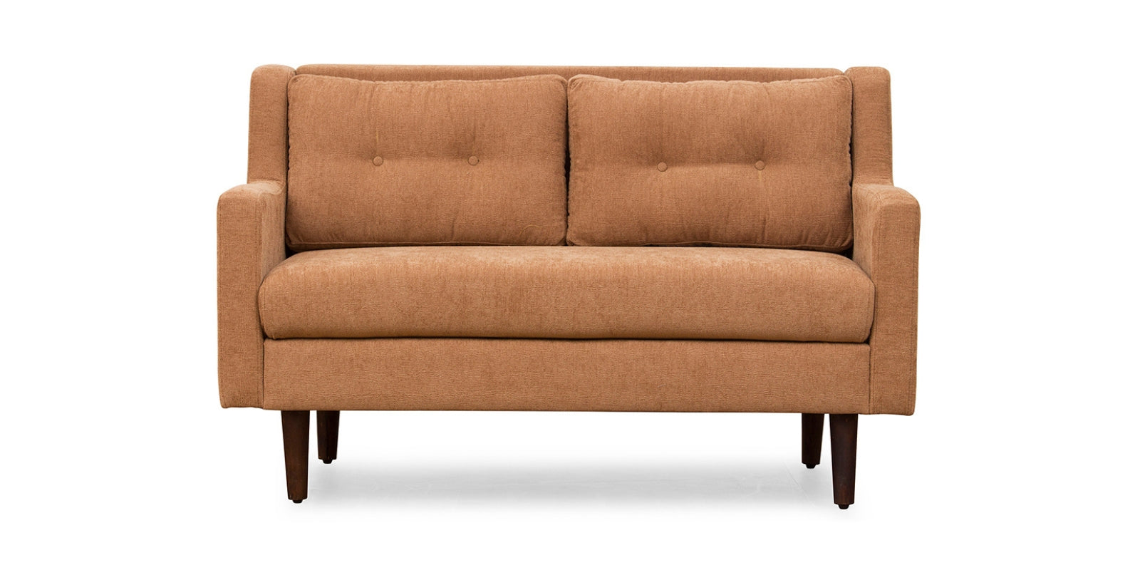 Lucy Fabric 2 Seater Sofa In Cosmic Beige Colour - Febonic Living