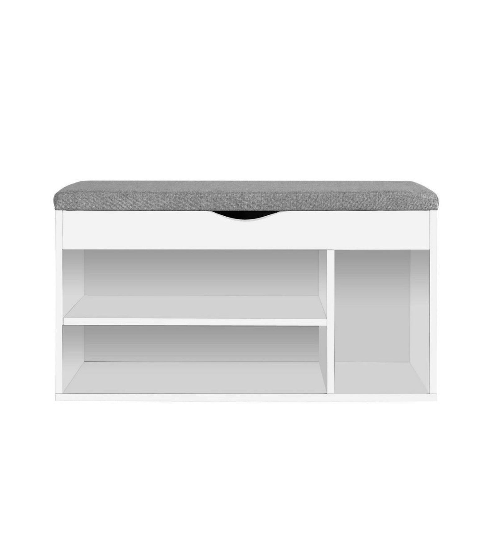 Jayric Shoe Rack In Frosty White Finish - Febonic Living