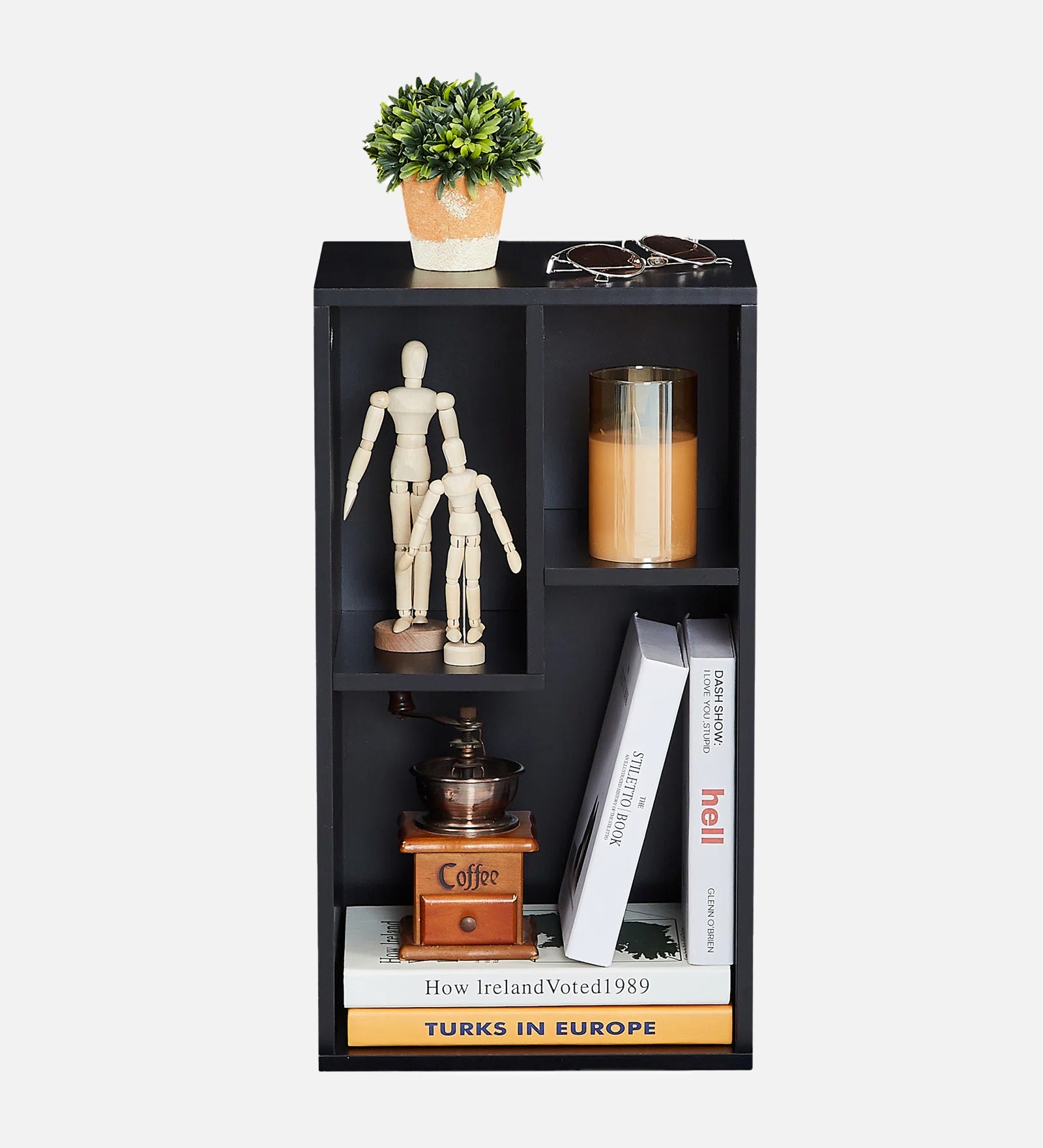 Vansel Bedside Table in Wenge Finish - Febonic Living