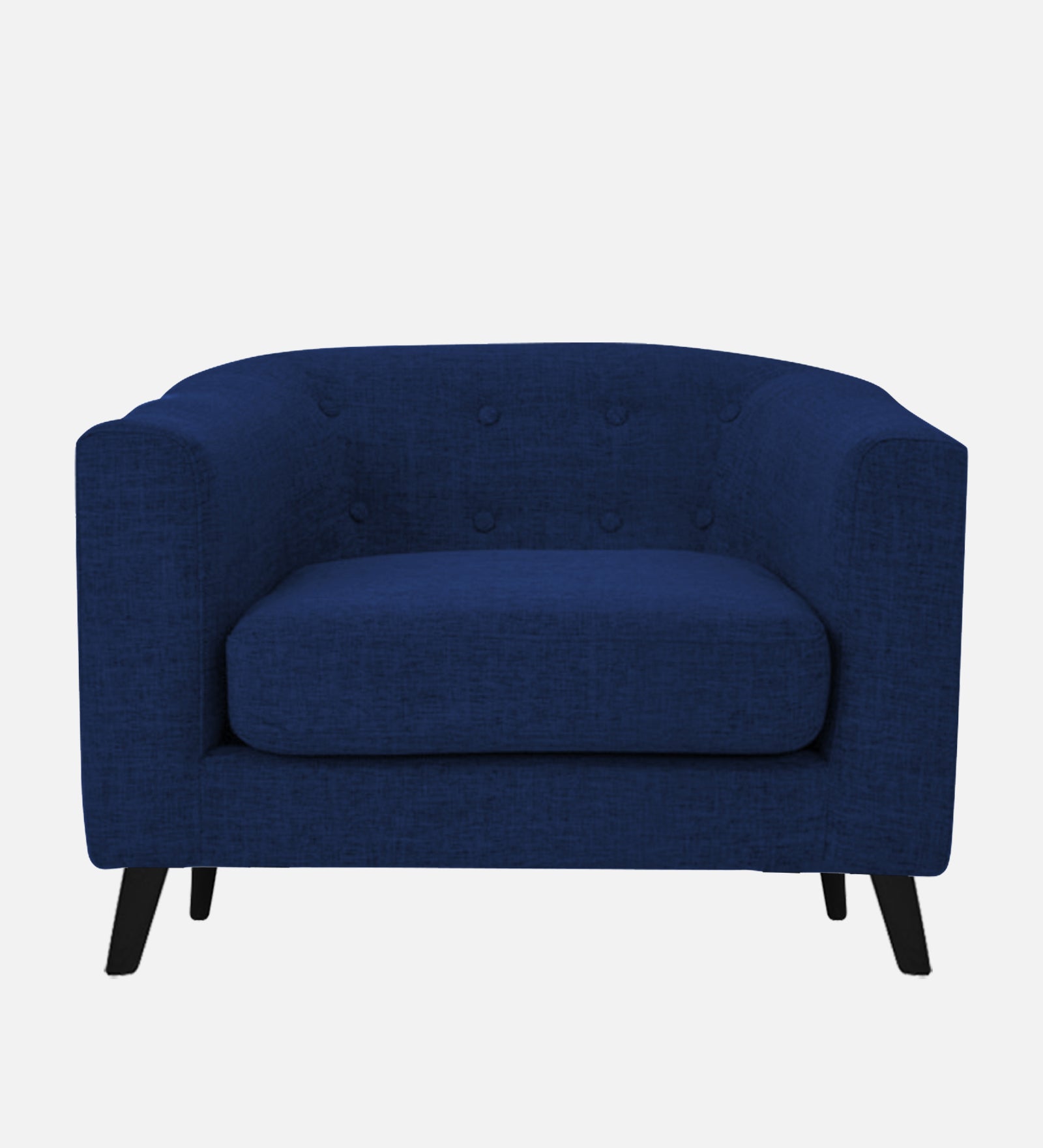 Casper Fabric 1 Seater Sofa In Royal Blue Colour - Febonic Living