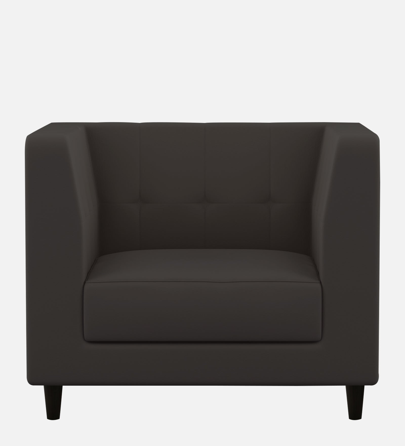 Braulia Velvet 1 Seater Sofa In Davy Grey Colour - Febonic Living