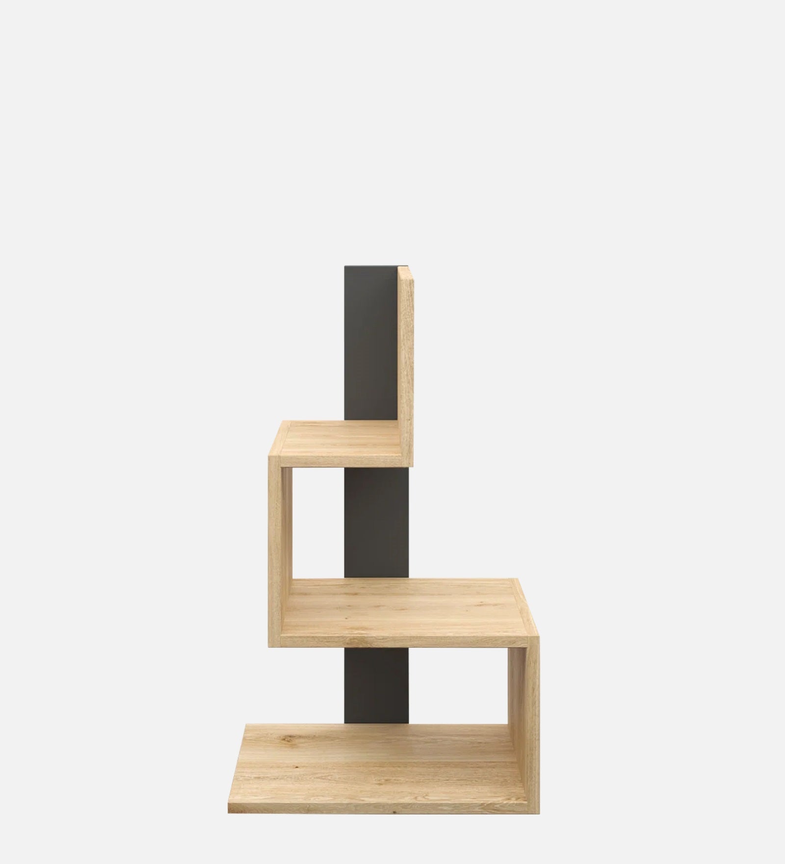 Soli Bedside Table in Wenge & Oral Walnut Finish - Febonic Living