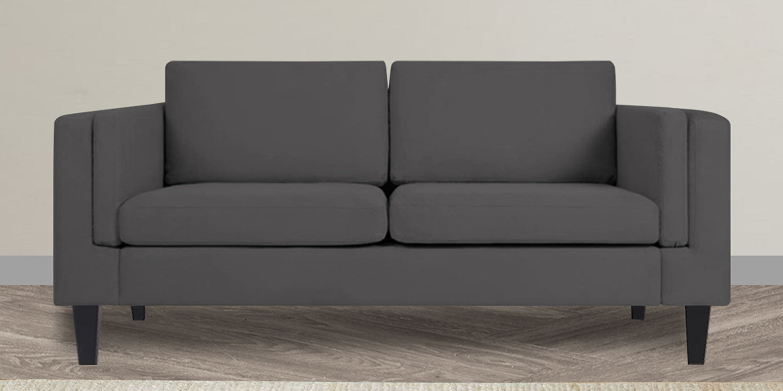 Jasper Velvet 2 Seater Sofa In Davy grey Colour - Febonic Living