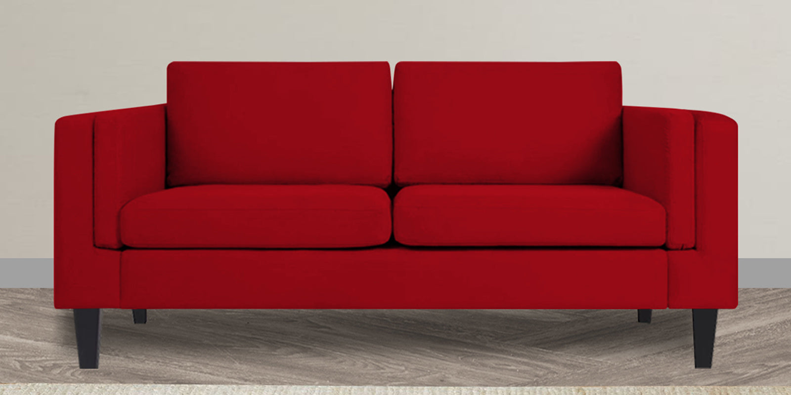 Jasper Velvet 2 Seater Sofa In Berry Maroon Colour - Febonic Living