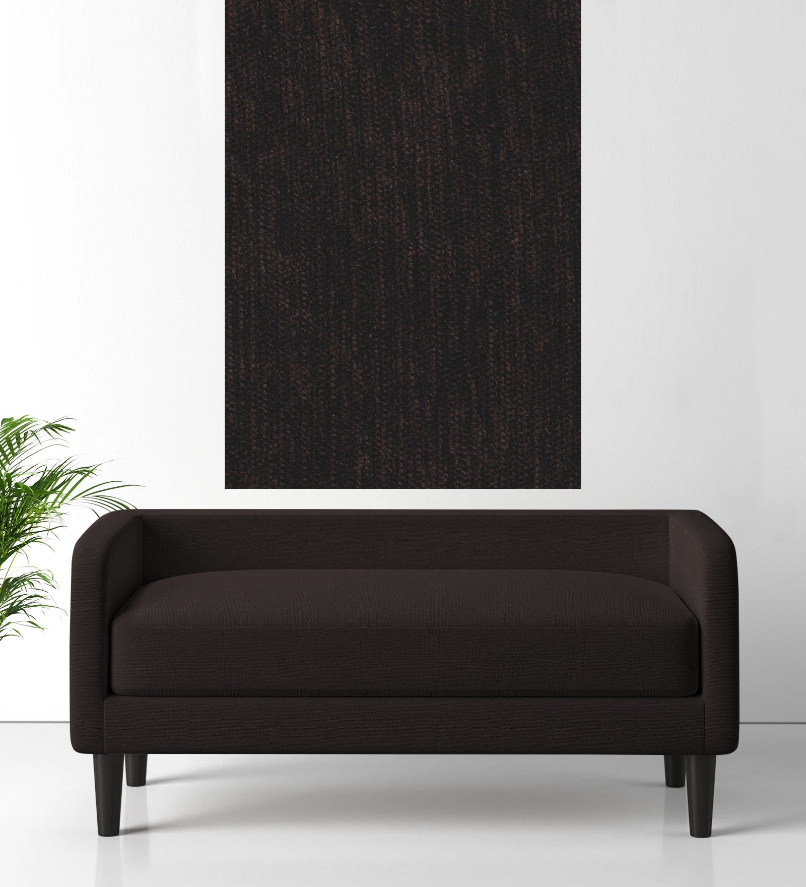 Polycotton Beso Fabric Cara Brown 131 Code - Febonic Living