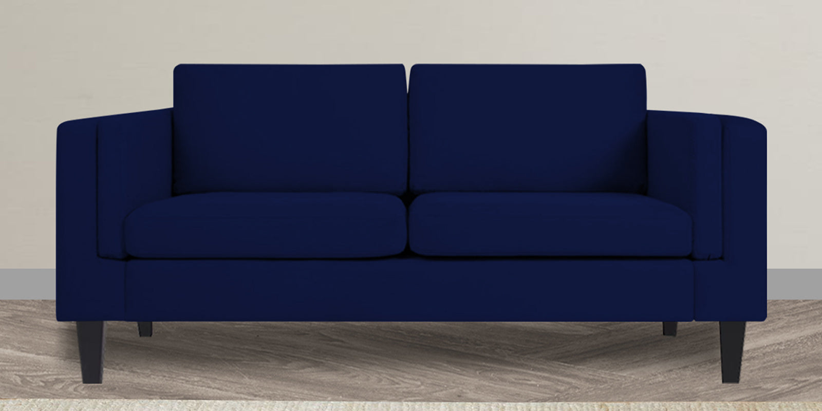 Jasper Velvet 2 Seater Sofa In Dark Blue Colour - Febonic Living