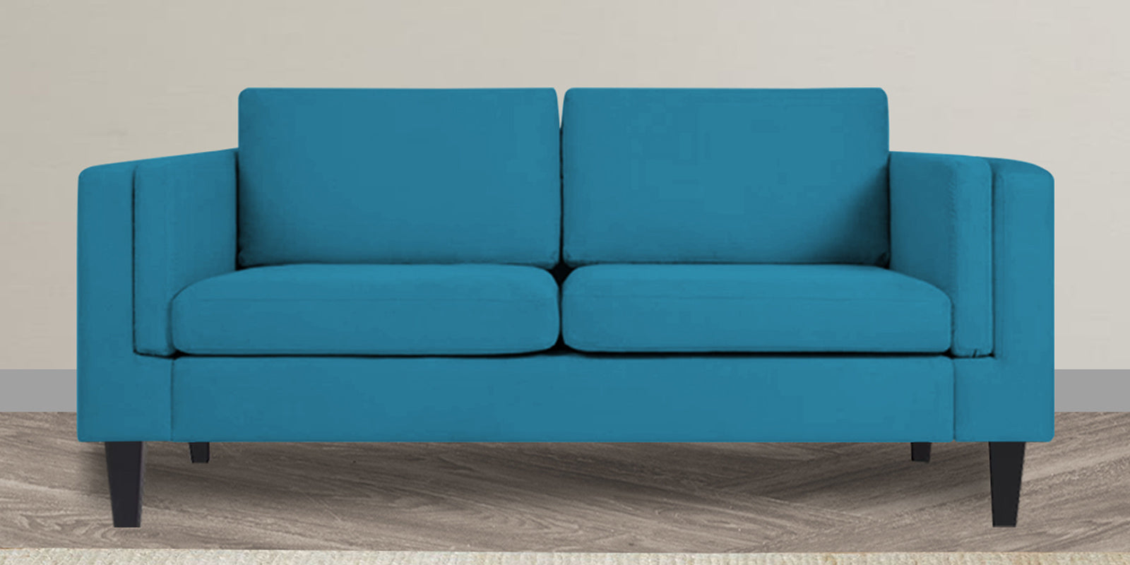 Jasper Velvet 2 Seater Sofa In Aqua blue Colour - Febonic Living