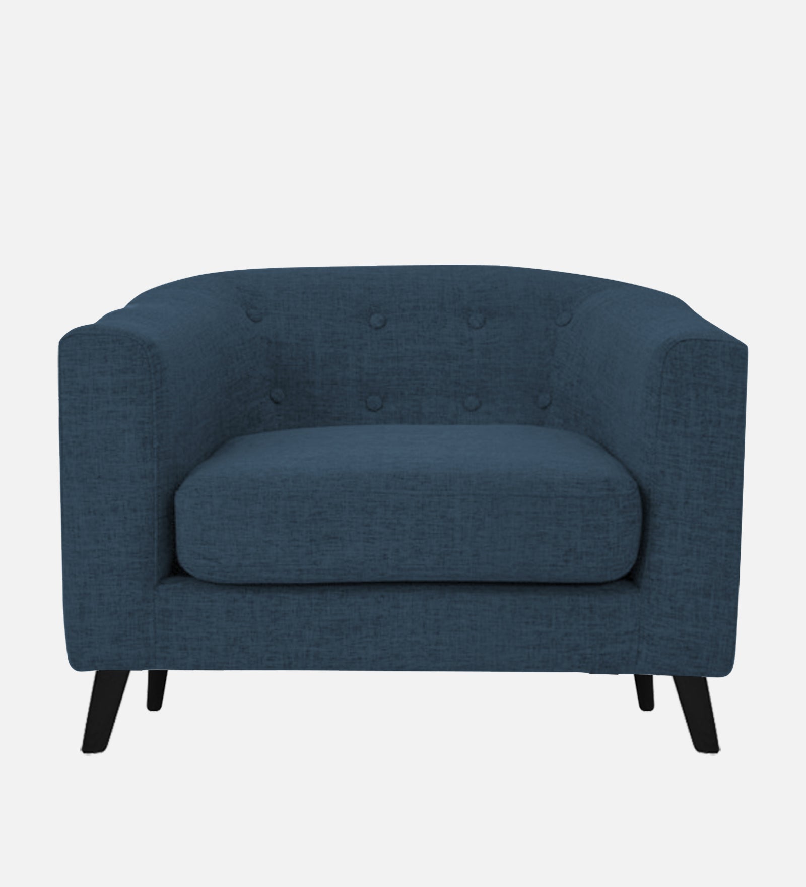 Casper Fabric 1 Seater Sofa In Light Blue Colour - Febonic Living