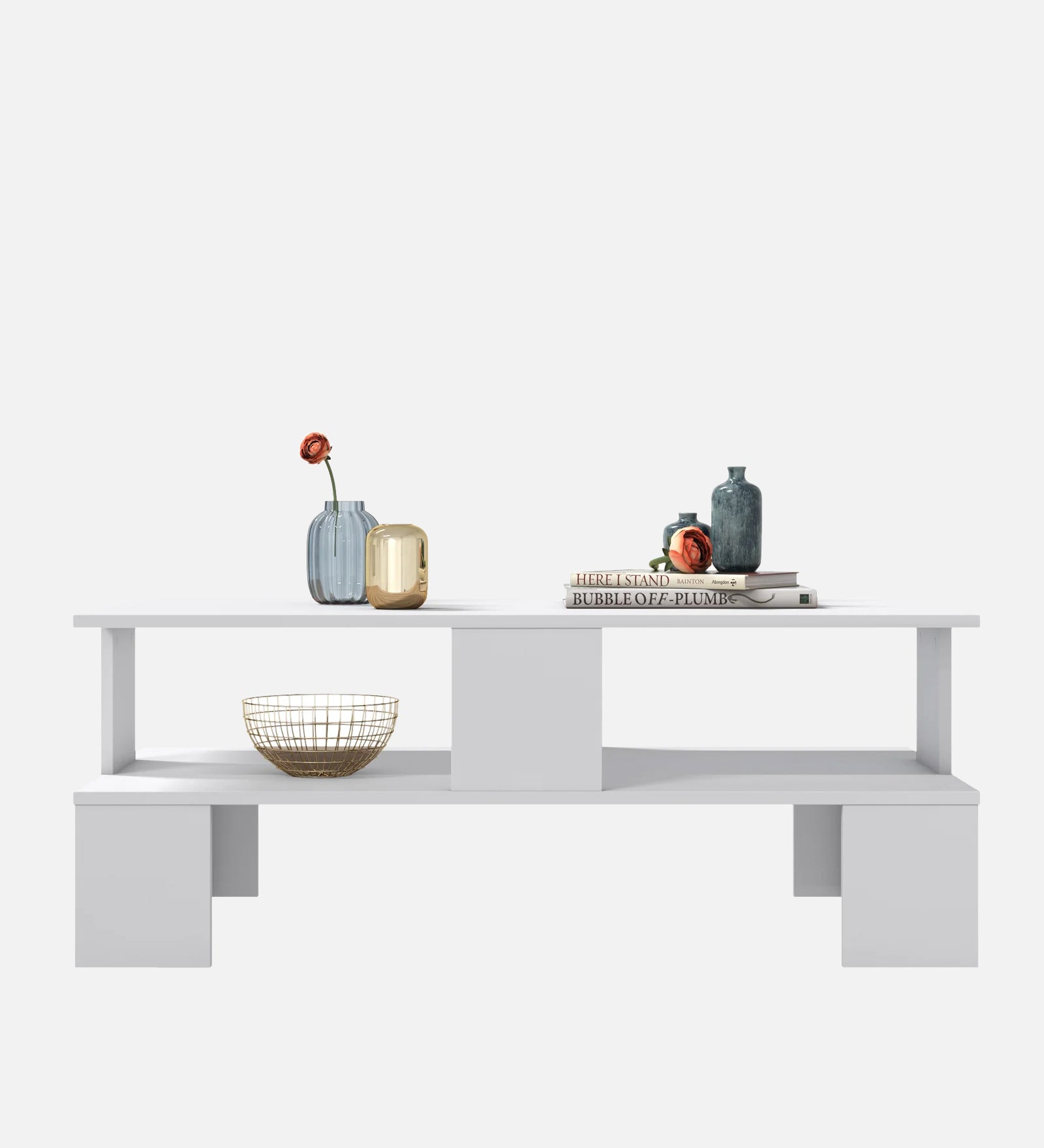 Ares Coffee Table In Frost White Finish - Febonic Living