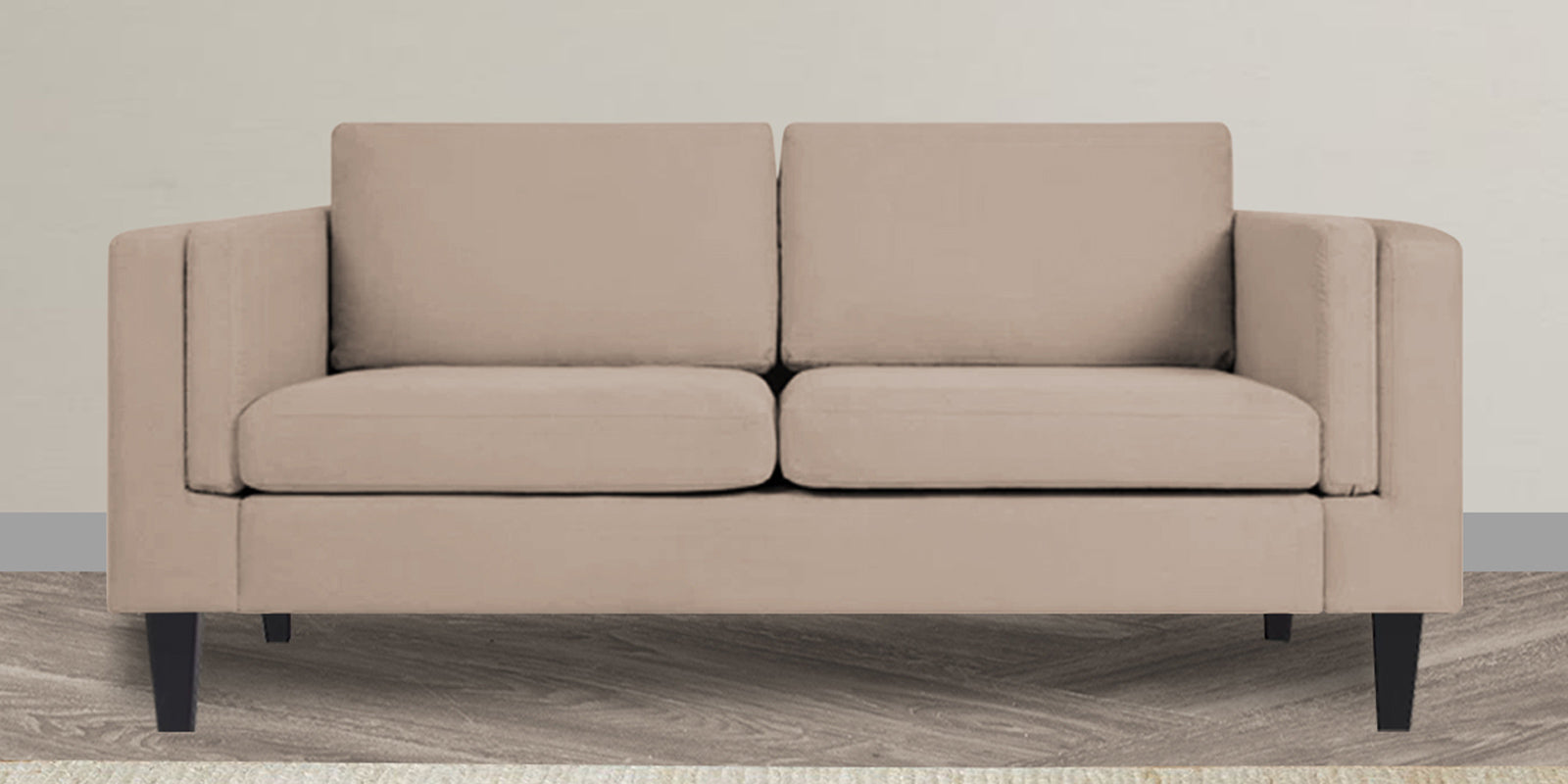 Jasper Velvet 2 Seater Sofa In Camel Beige Colour - Febonic Living