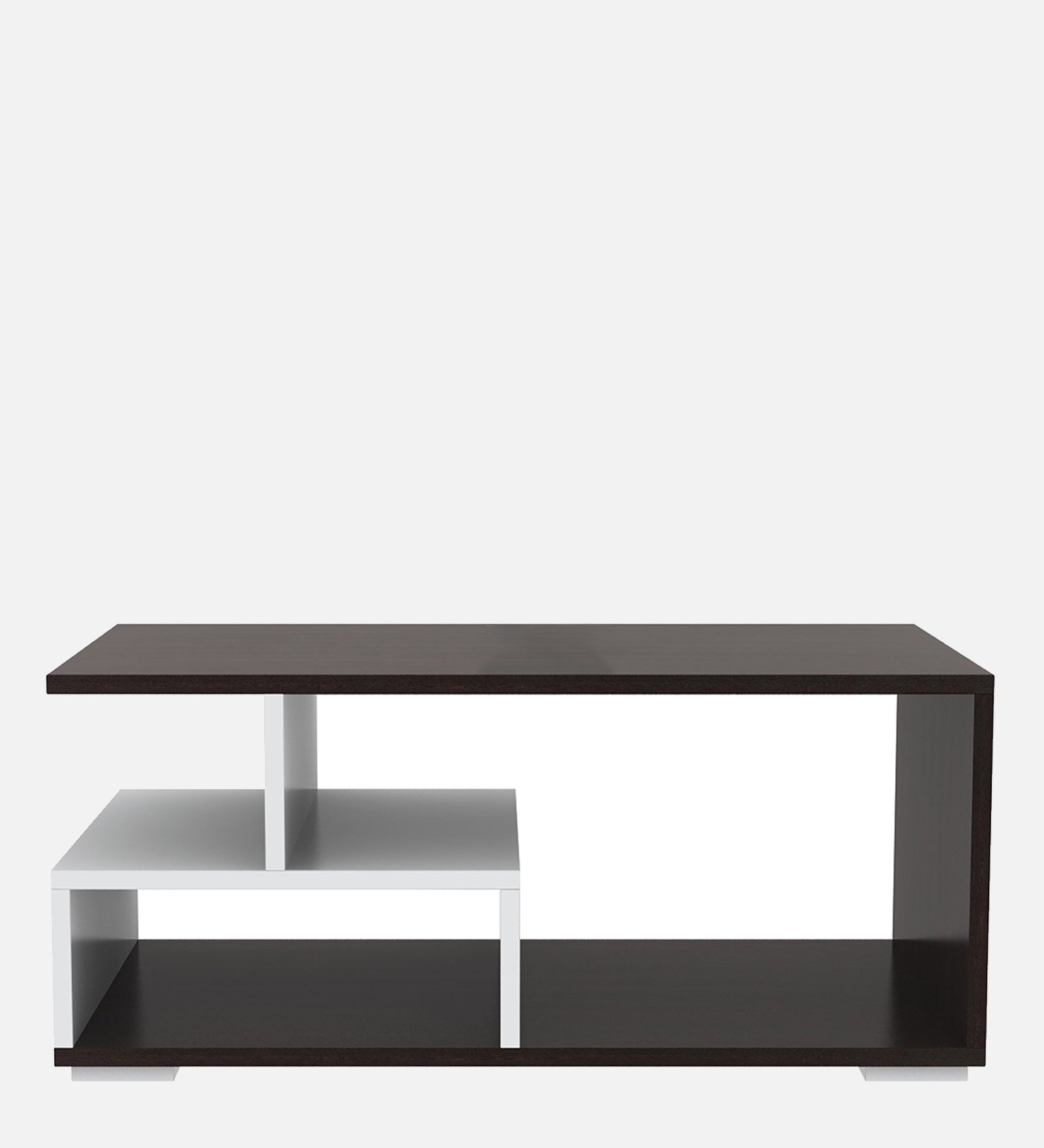 Clove Coffee Table In Dark Walnut & Frosty White Finish - Febonic Living