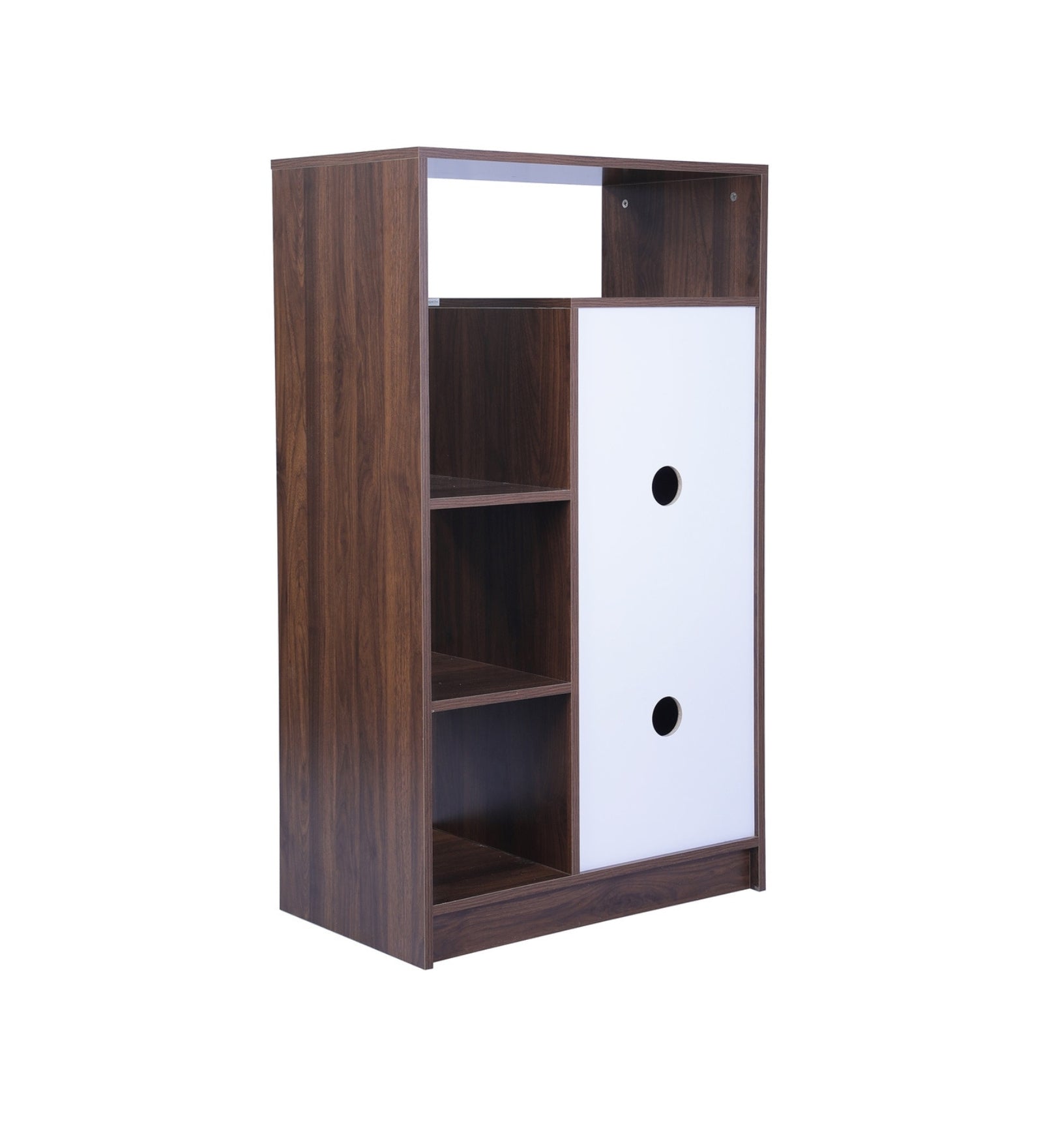 Elira Shoe Rack In Dark And Frosty White Finish - Febonic Living