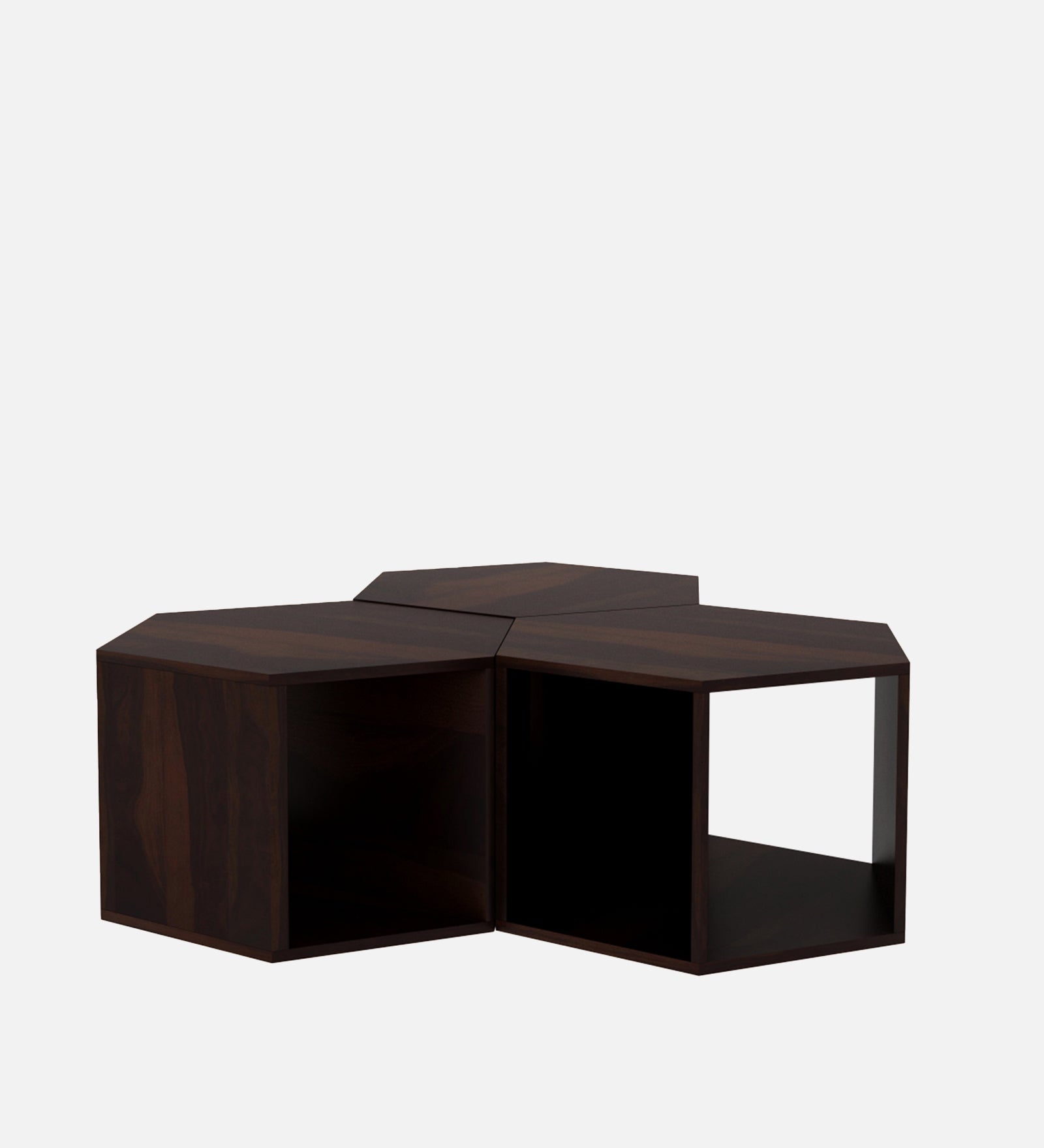 Mann Nesting Table In Dark Walnut Finish - Febonic Living