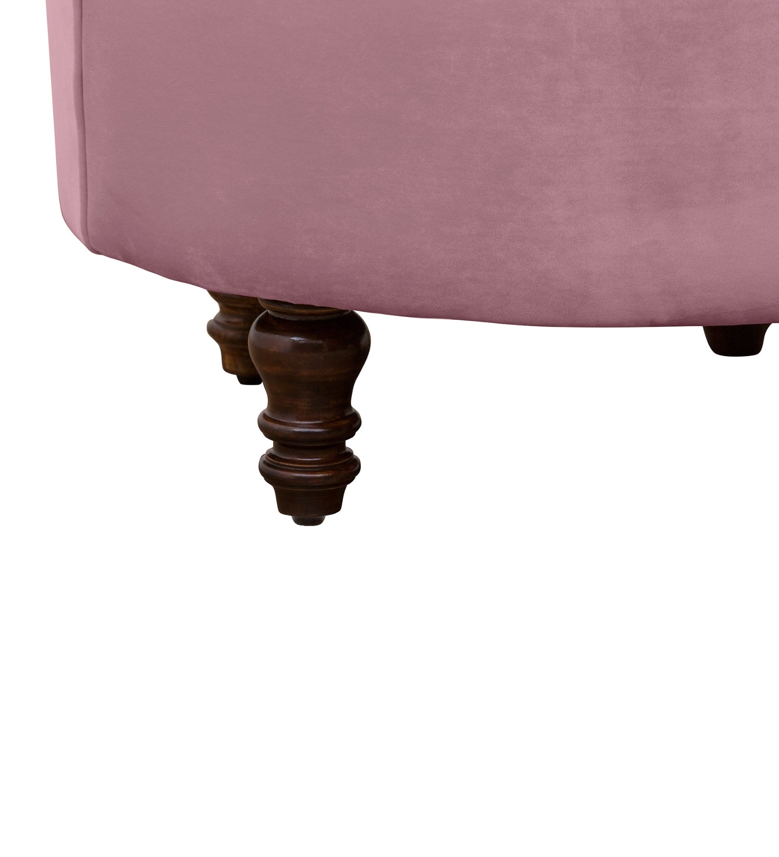 Clark Velvet Slipper Chair in Millennial Pink Colour - Febonic Living