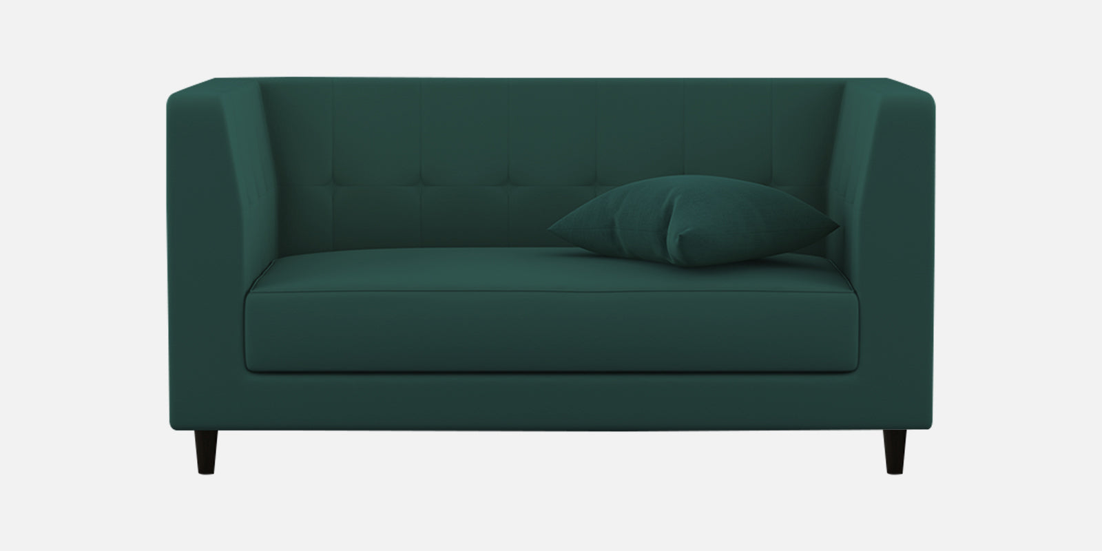 Braulia Velvet 2 Seater Sofa In Pine Green Colour - Febonic Living