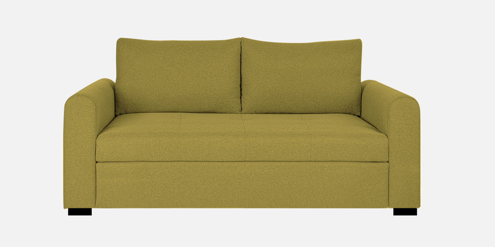 Sigma Fabric 2 Seater Sofa In Parrot Green Colour - Febonic Living