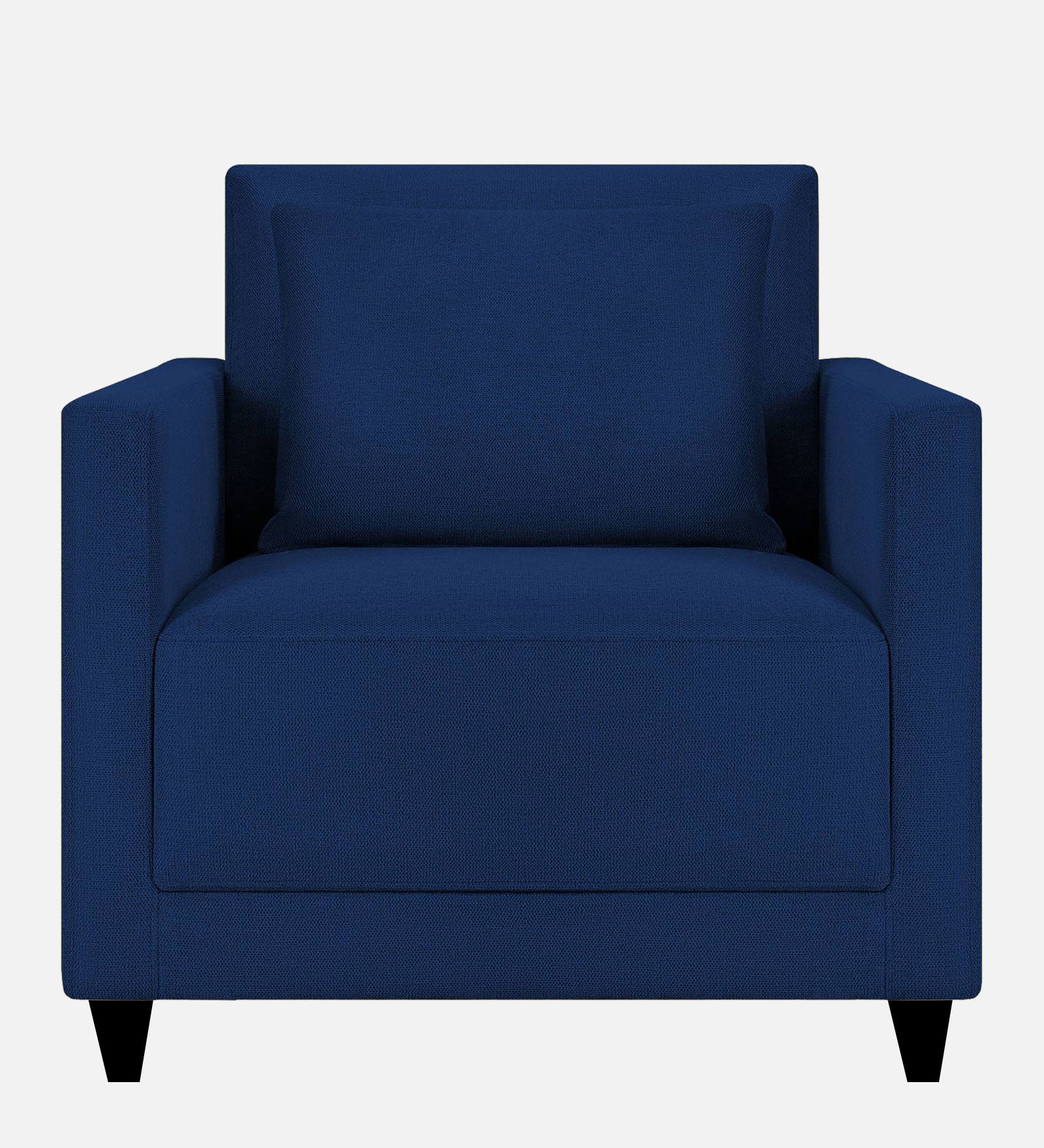 Kera Fabric 1 Seater Sofa In Royal Blue Colour - Febonic Living