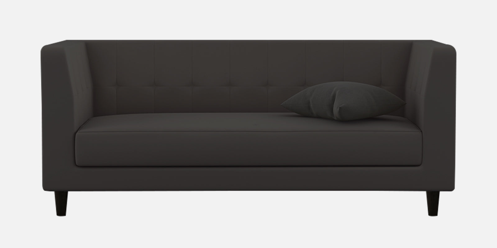 Braulia Velvet 3 Seater Sofa In Davy Grey Colour - Febonic Living
