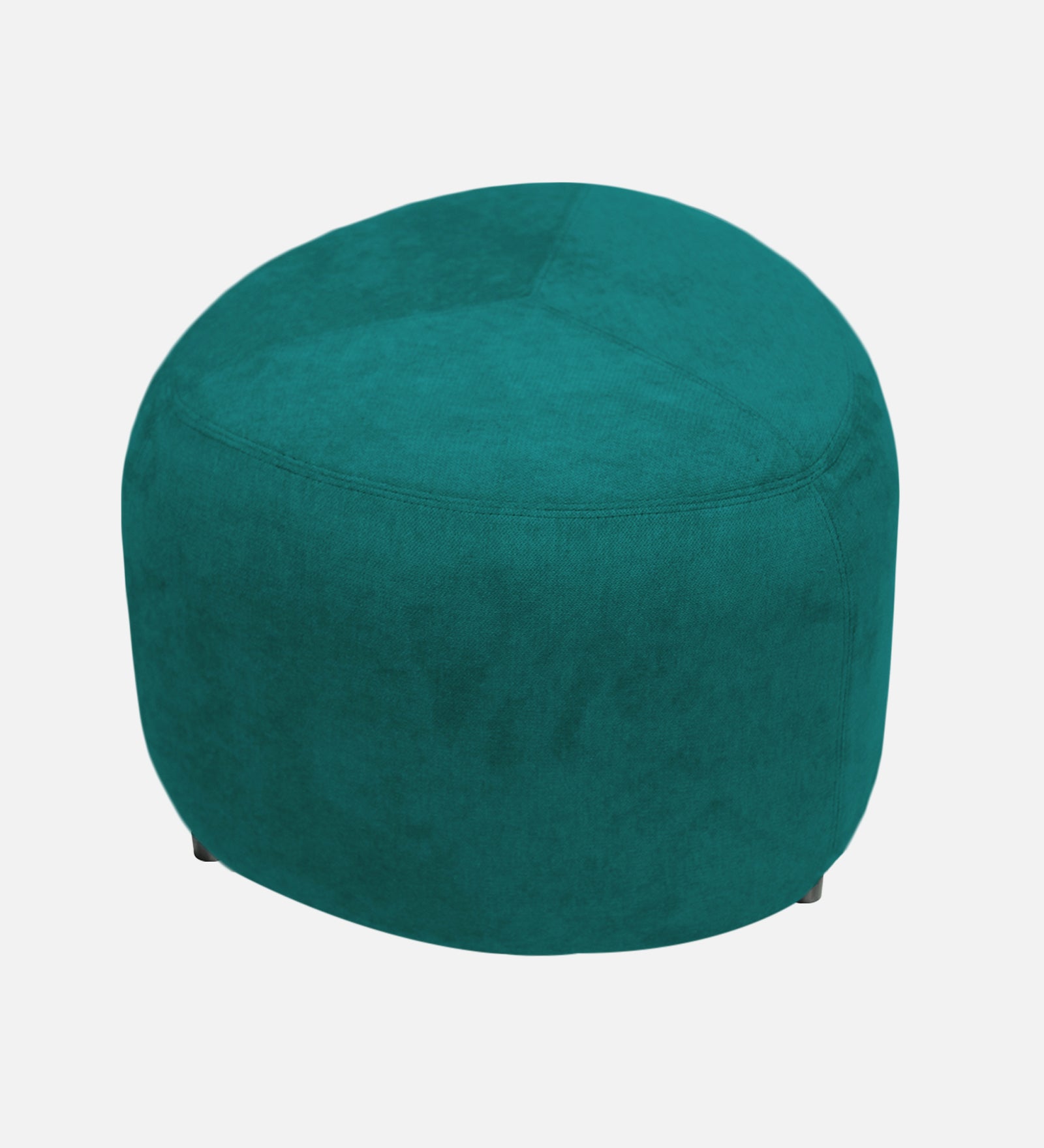 Keori Fabric Pouffe In Sea Green Colour - Febonic Living