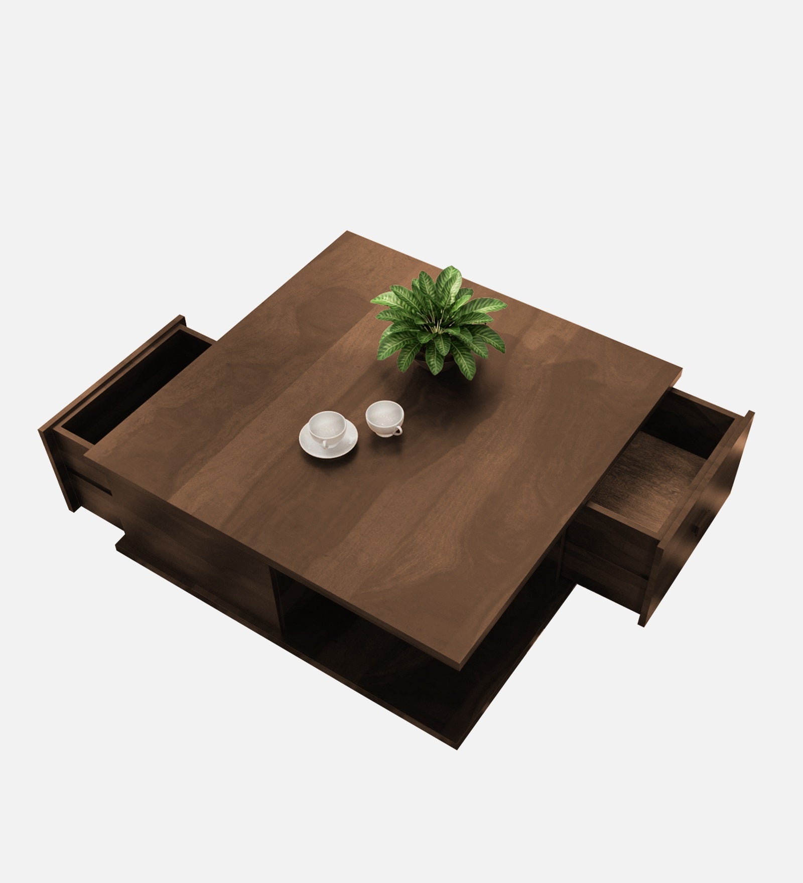 kasa Coffee Table In Oral Walnut Finish - Febonic Living