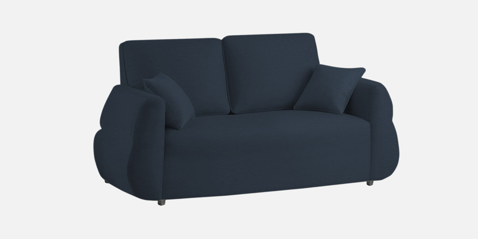Jack Fabric 2 Seater Sofa In Denim Blue Colour - Febonic Living