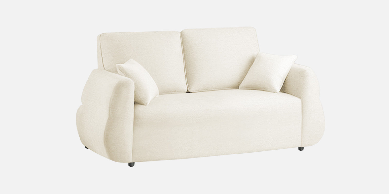 Jack Fabric 2 Seater Sofa In Ivory Cream Colour - Febonic Living