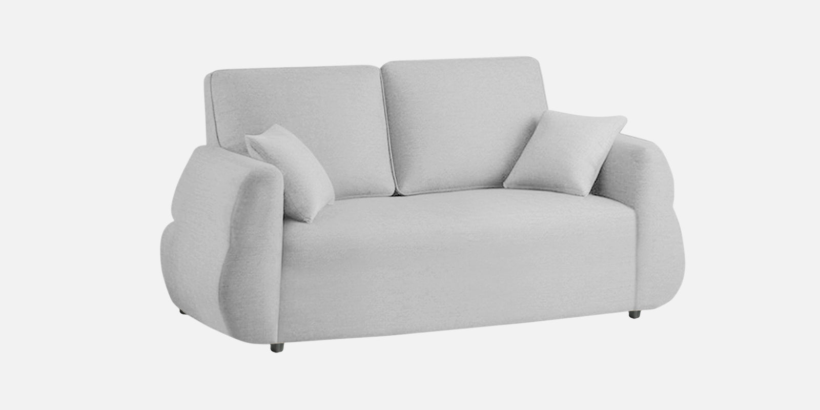 Jack Fabric 2 Seater Sofa In Lit Grey Colour - Febonic Living