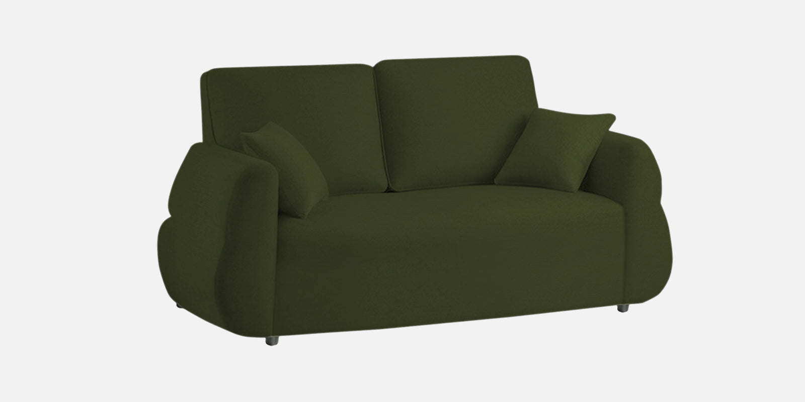 Jack Fabric 2 Seater Sofa In Olive Green Colour - Febonic Living