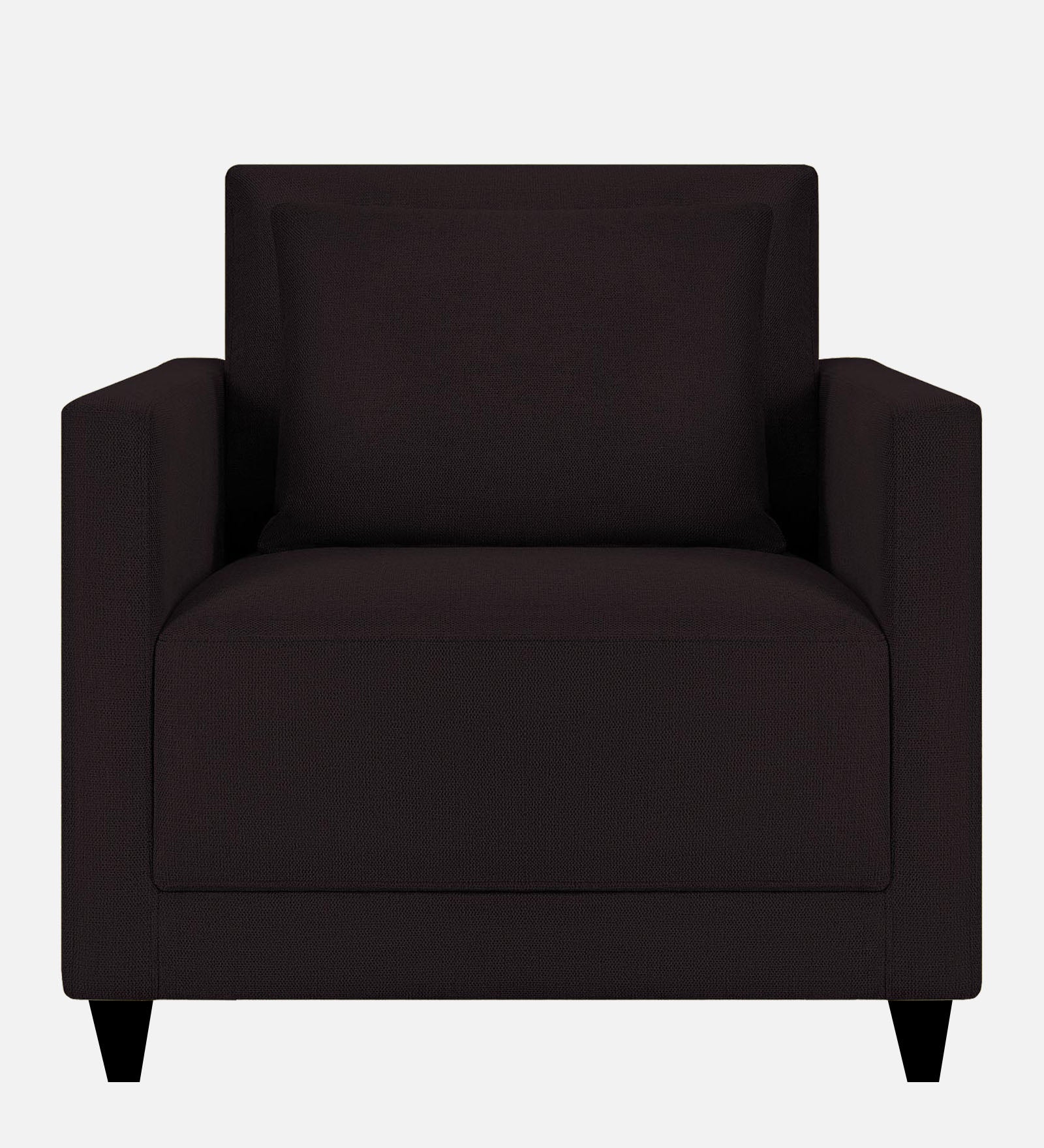 Kera Fabric 1 Seater Sofa In Cara Brown Colour - Febonic Living